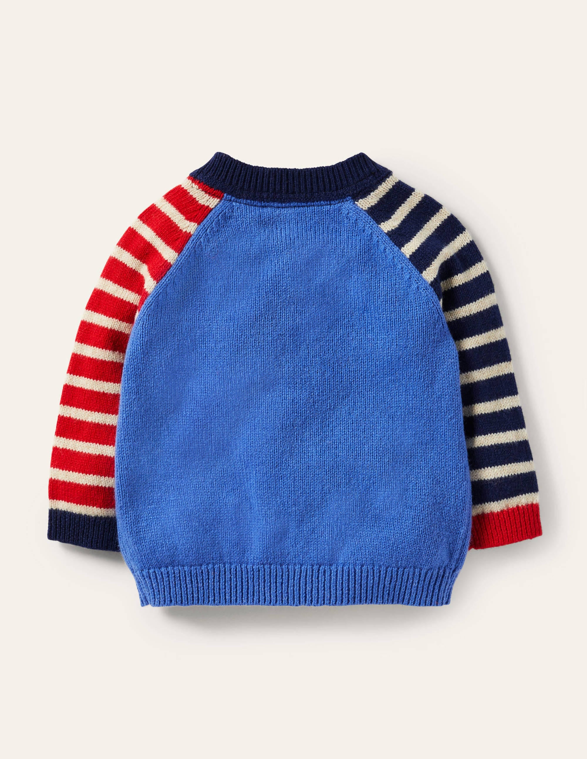 Strickpullover-Elisabethanisches Blau, Papageitaucher - Image 2