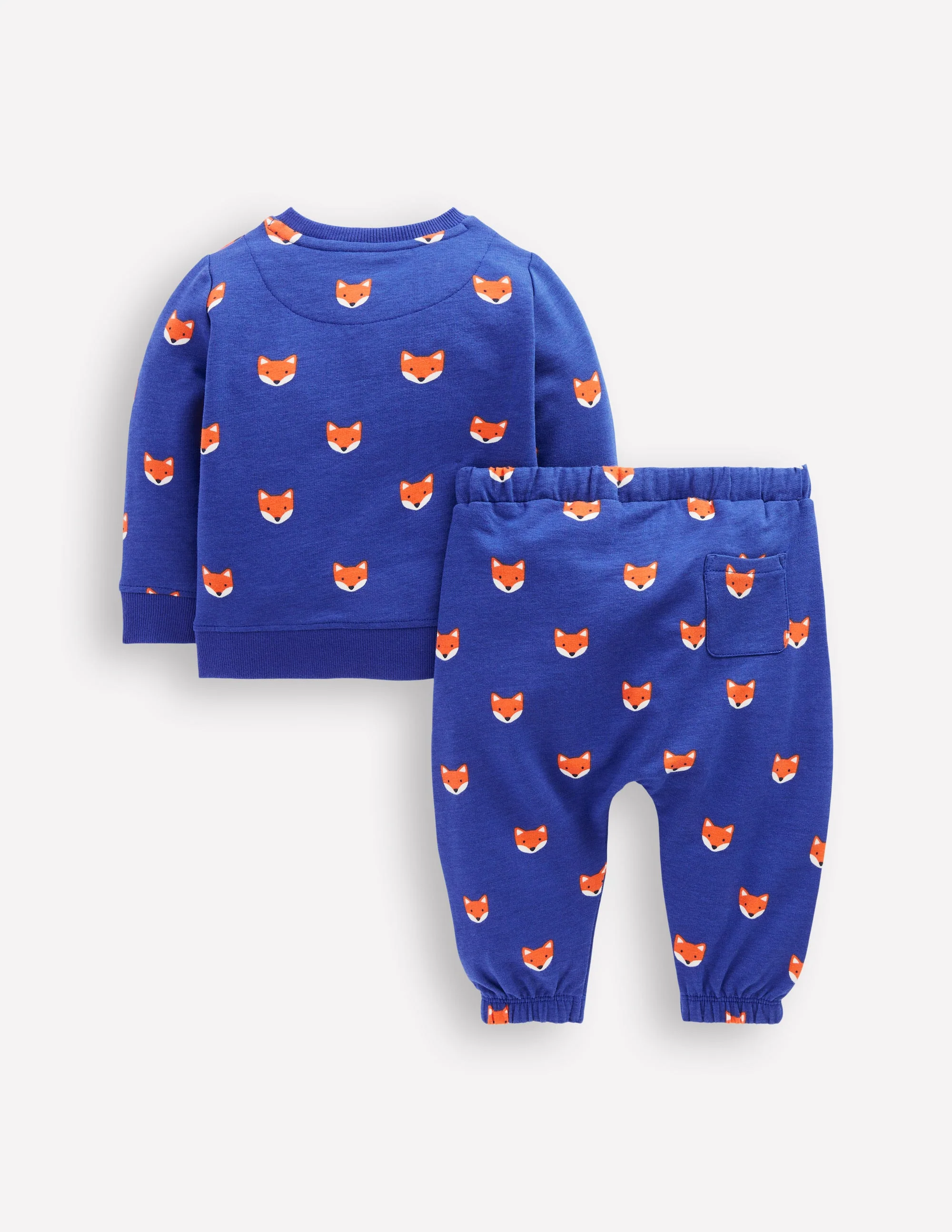 Sweatshirt-Spielset-Blau Füchse - Image 2