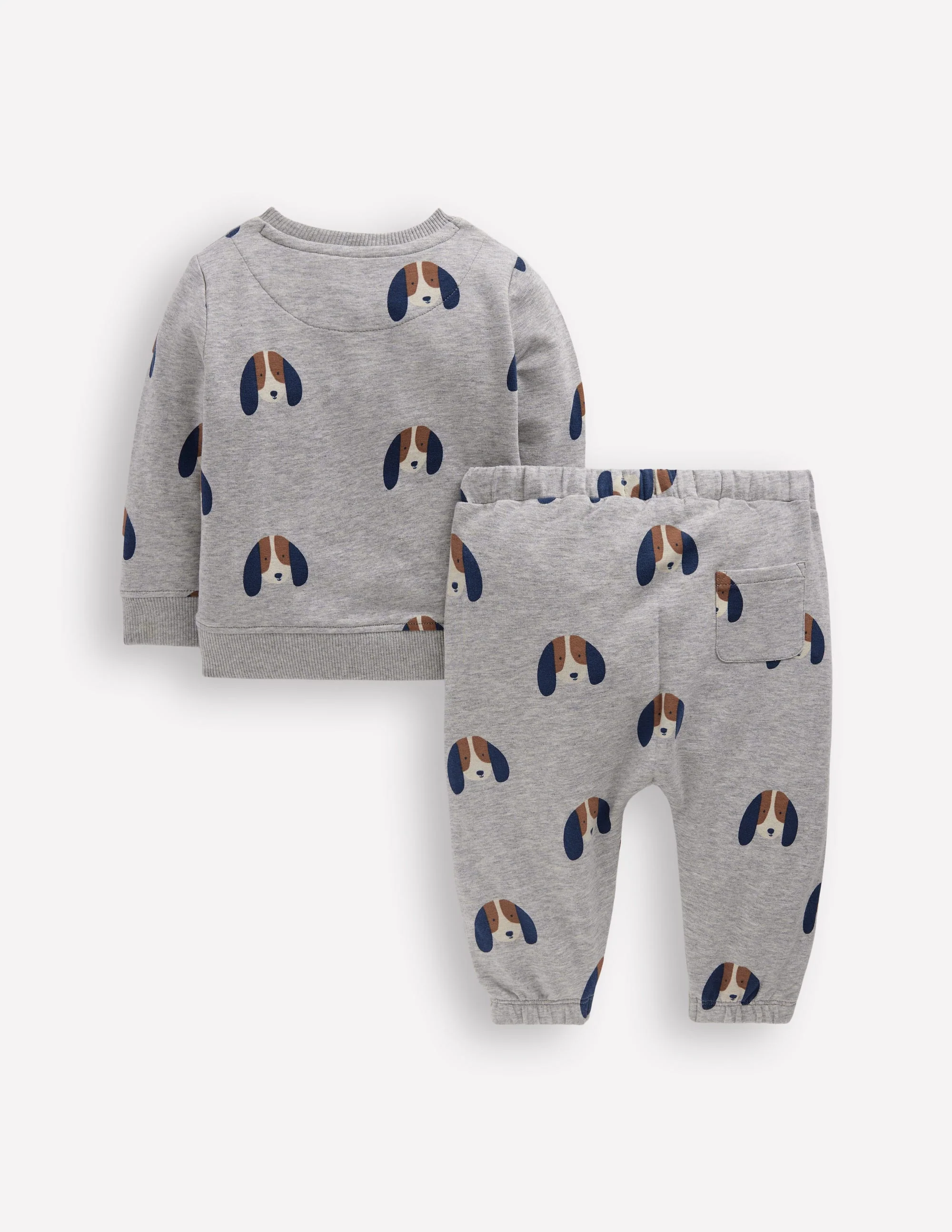 Sweatshirt-Spielset-Grau Meliert Welpe - Image 2