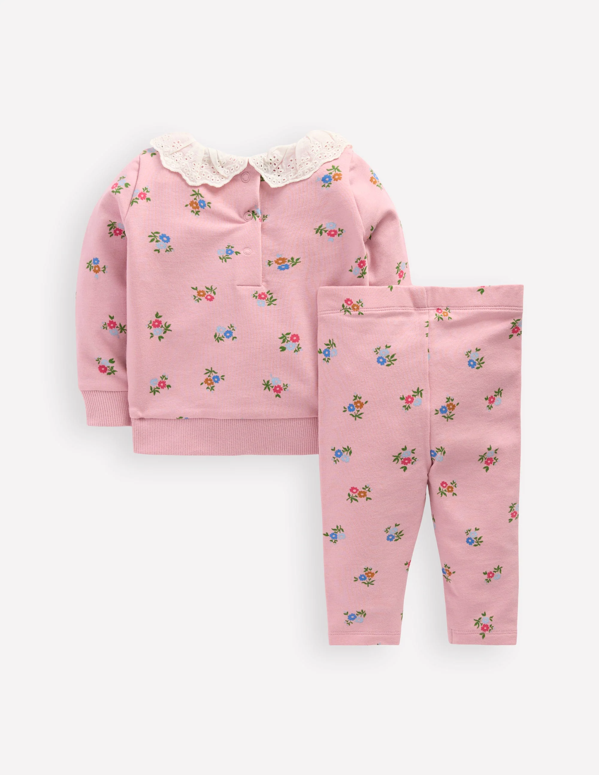 Sweatshirt-Spielset-Pink Geblümt - Image 2
