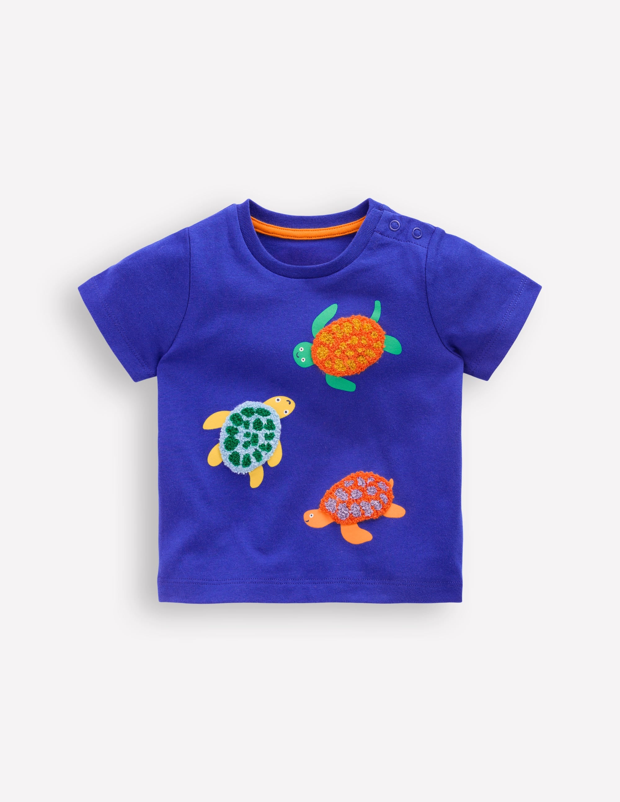 T-Shirt mit Logo-Leuchtendes Blau Schildkröten