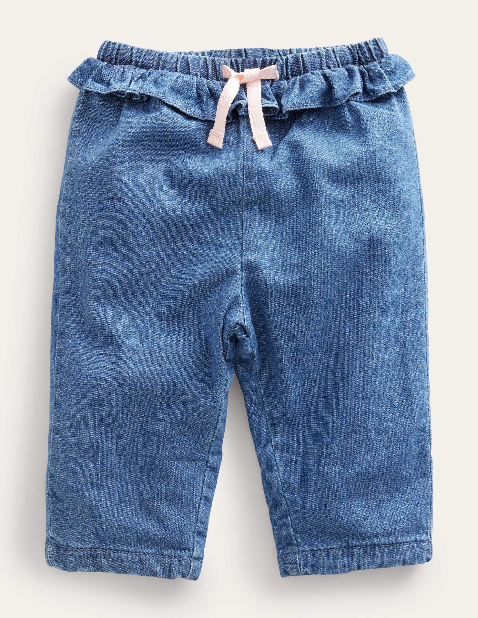 Webhose mit Rüschen-Mittlerer Faux-Uni