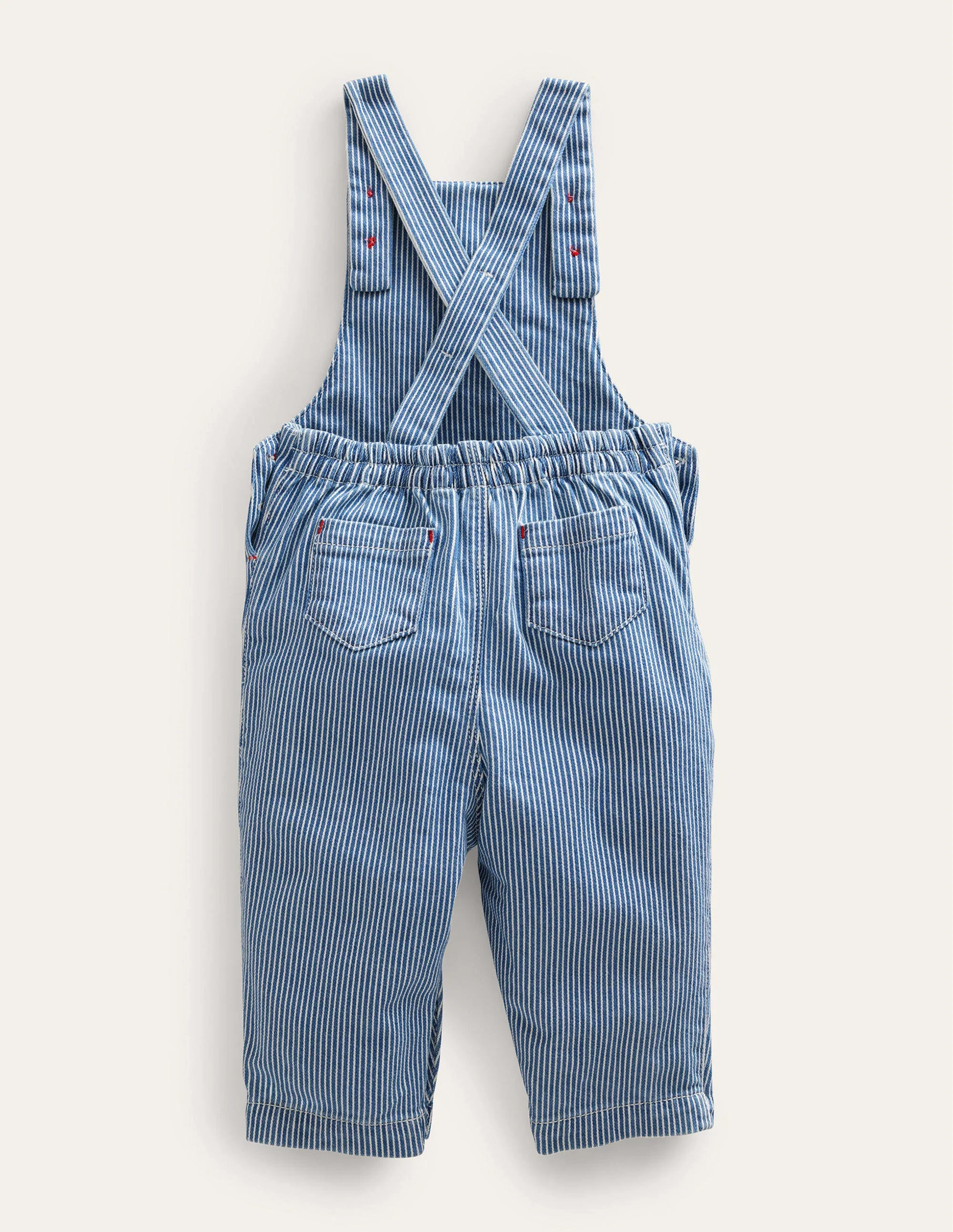 Weblatzhose mit Applikation-Penzance-Blau/Naturweiß, Insekten - Image 2
