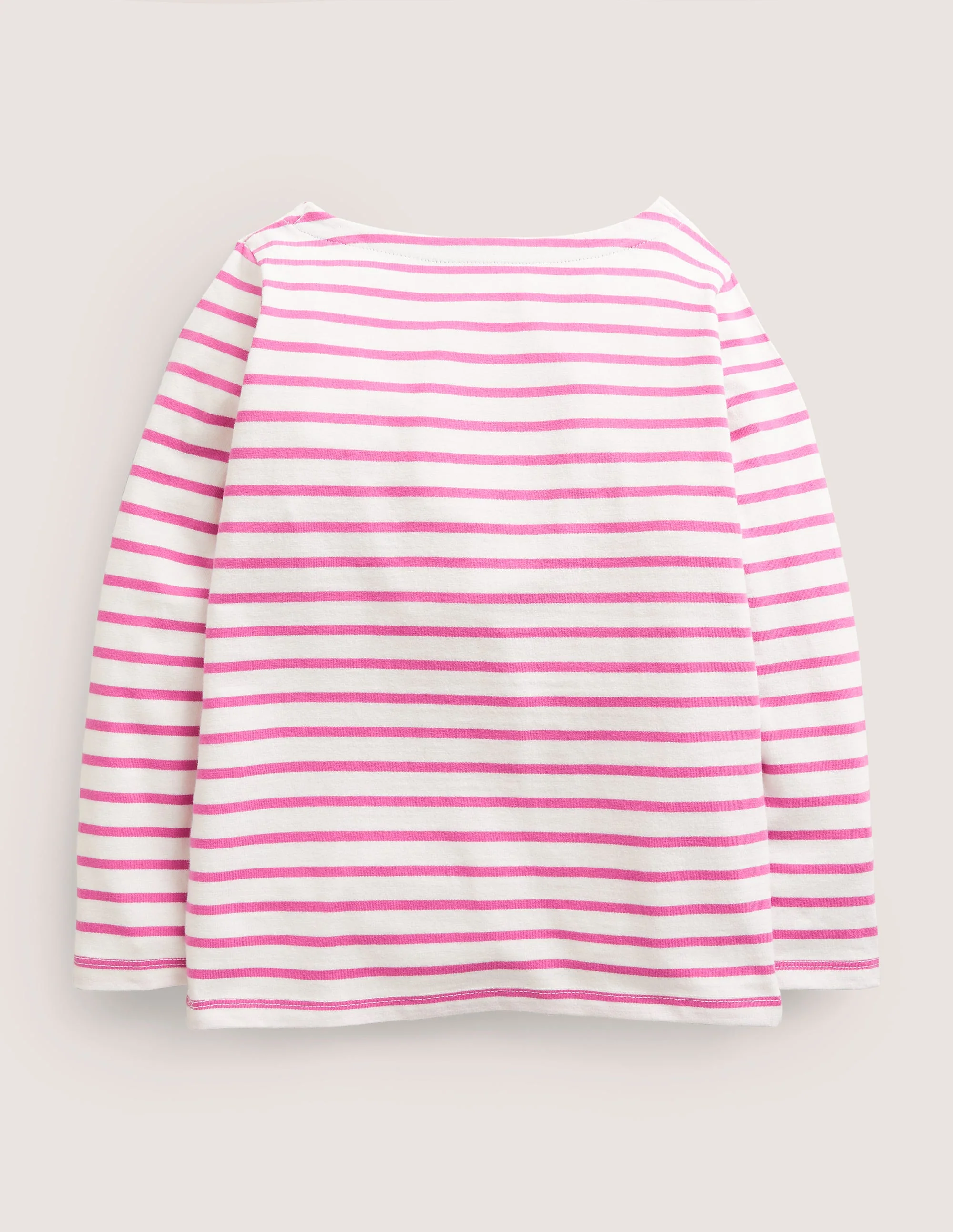 Breton-Shirt für den Alltag-Rosarot/Naturweiß - Image 2