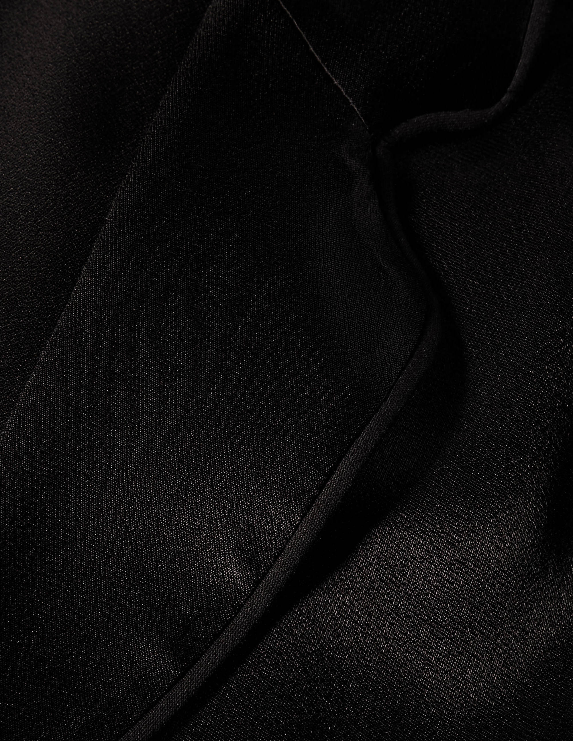 7/8-Jumpsuit mit Kragendetail-Schwarz - Image 6