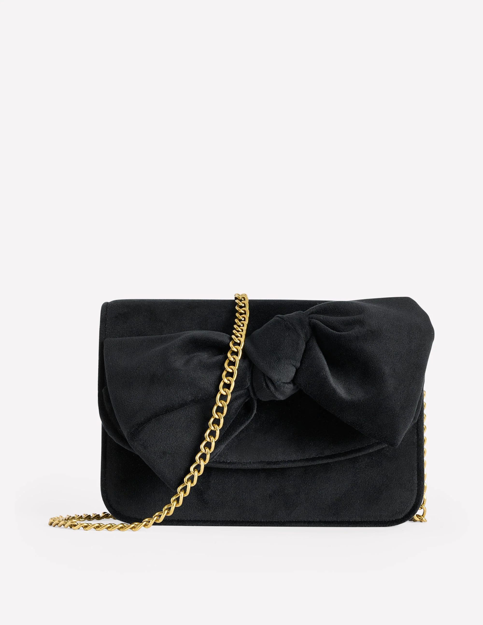 Abendtasche mit Schleife-Schwarz - Image 2