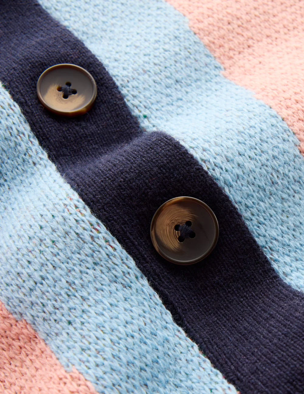 Abi Jacquard-Strickjacke-Arc-en-ciel multi - Image 4