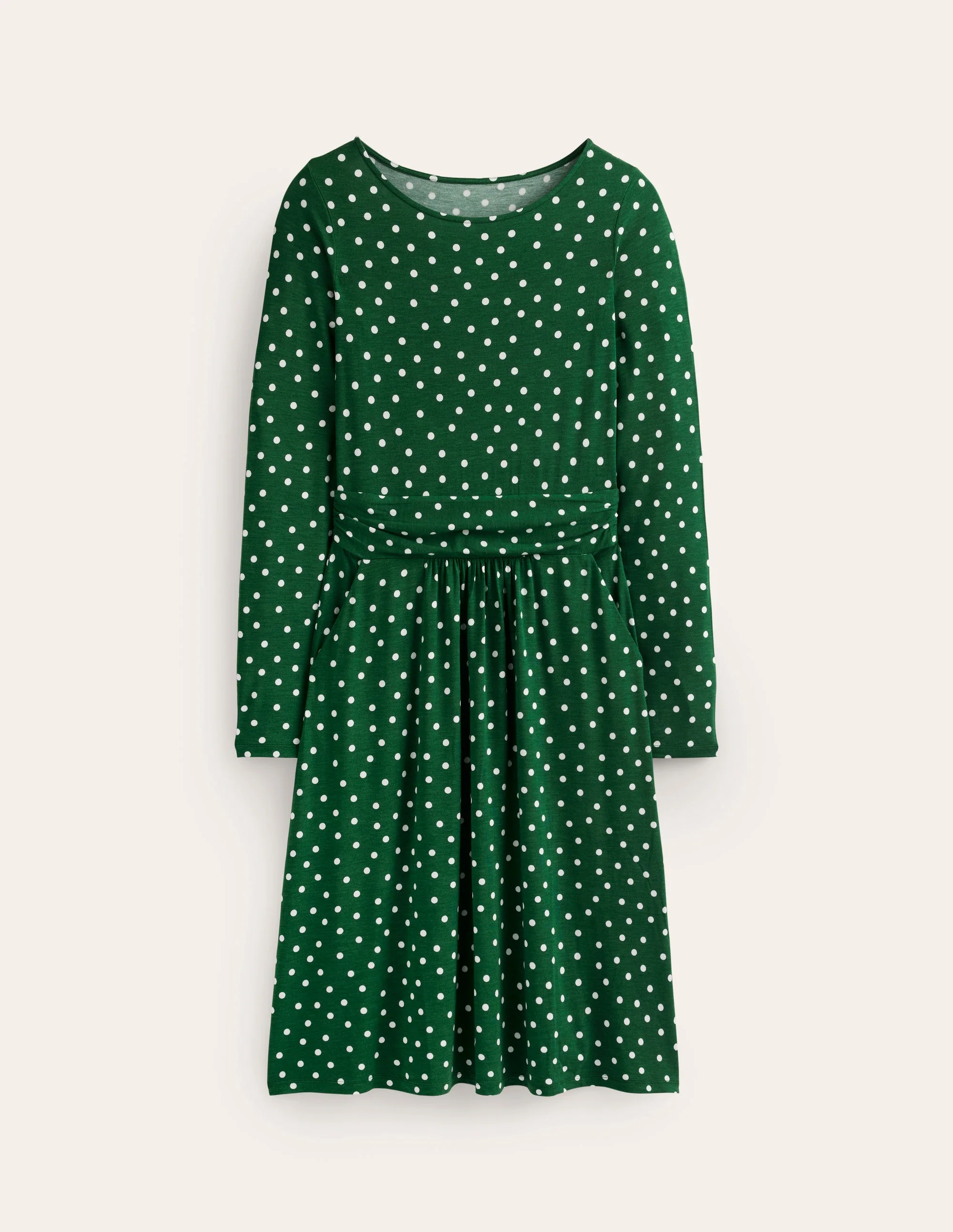 Abigail Jerseykleid-Amazonasgrün, Verstreute Punkte - Image 5