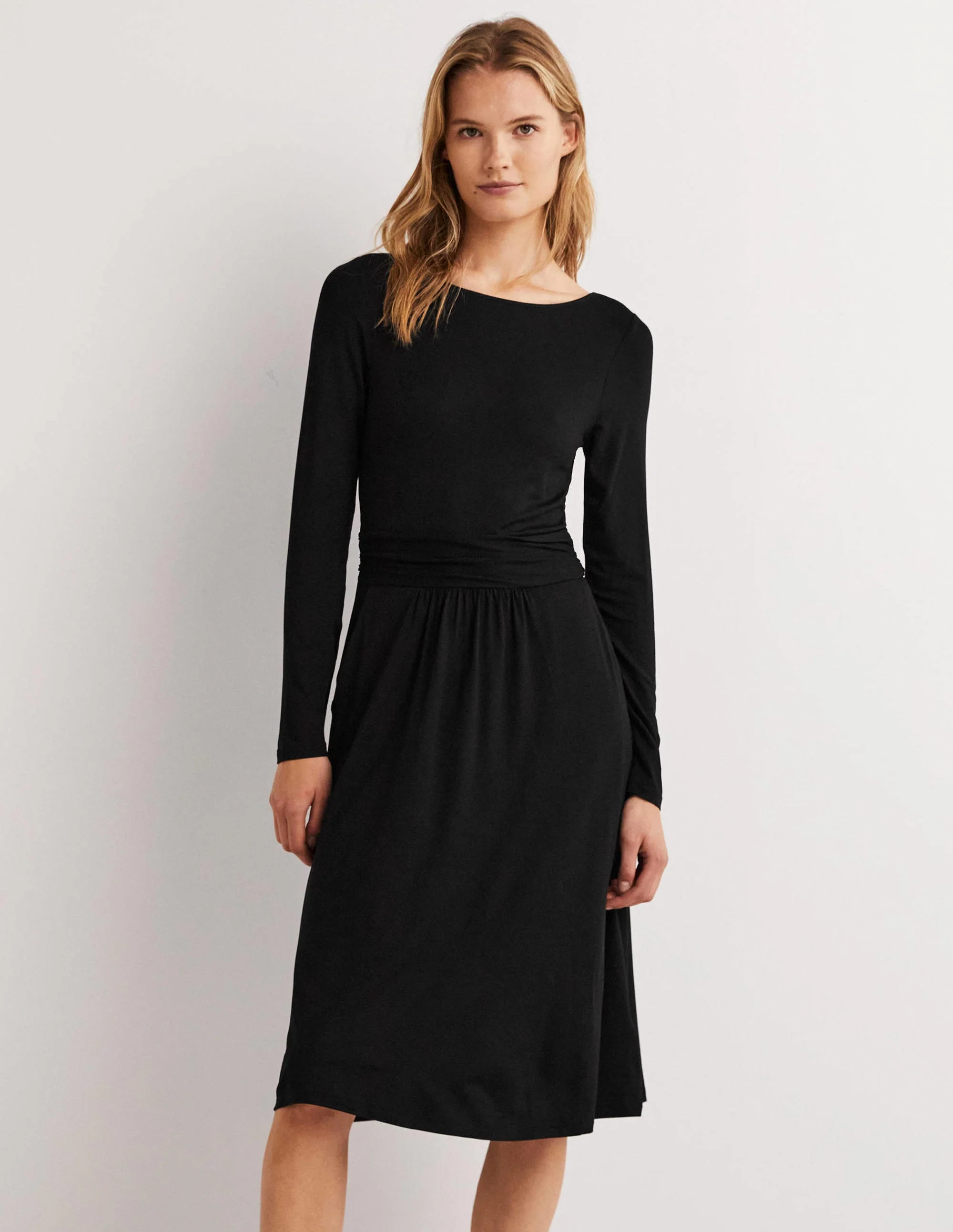 Abigail Jerseykleid-Schwarz
