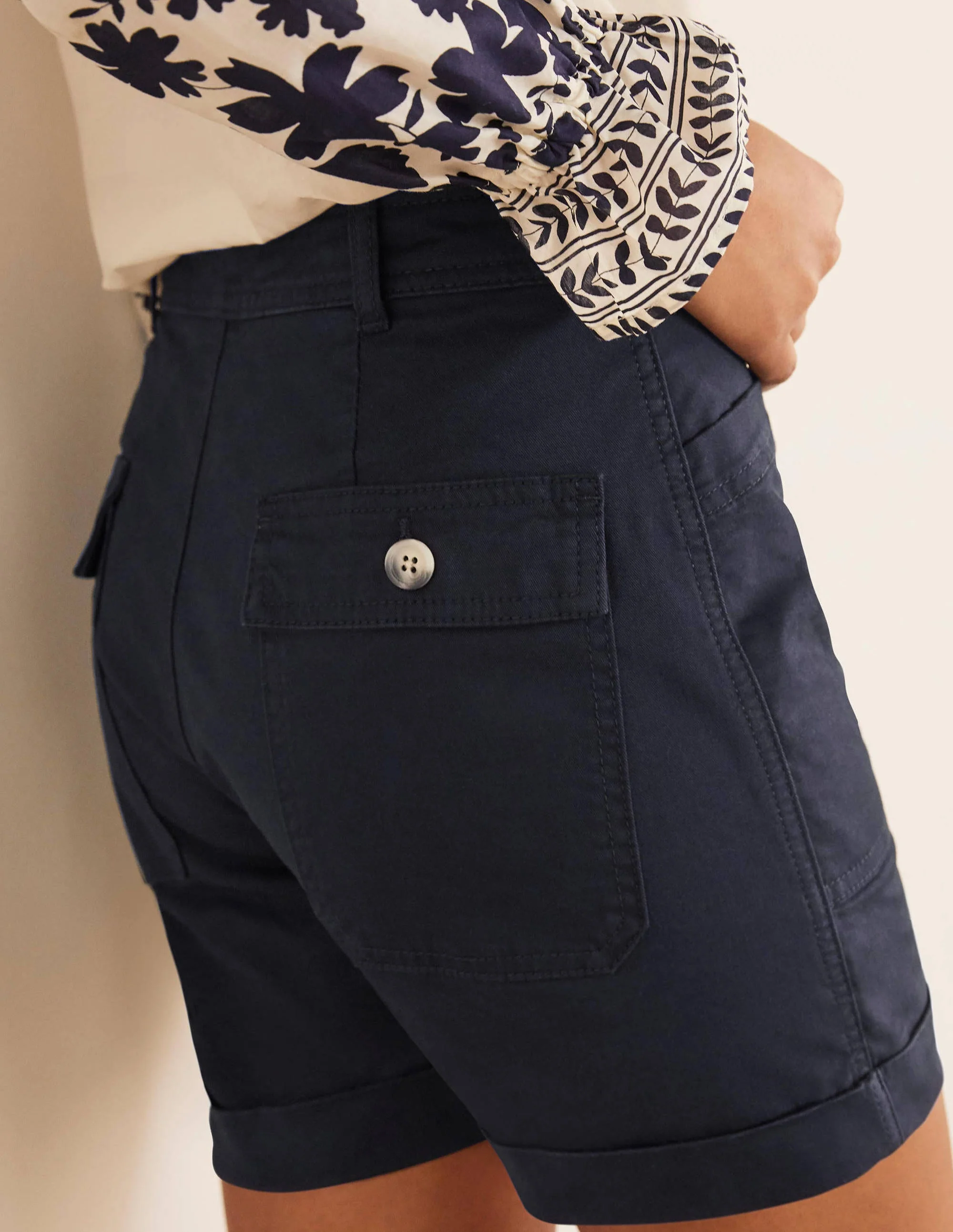 Abingdon Chino-Shorts-Marineblau - Image 3