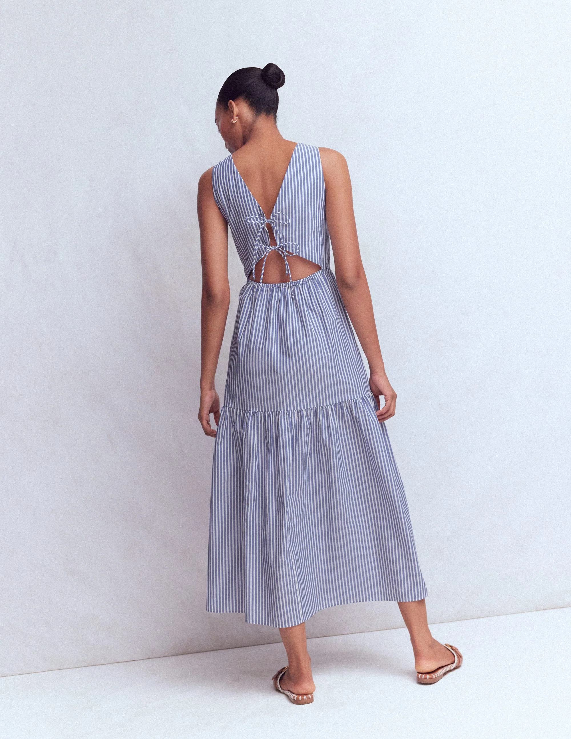 Ärmelloses Popeline-Kleid-Surf the Web Streifen - Image 3