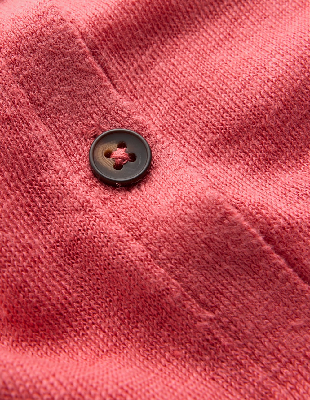 Agnes Leinenstrickjacke mit Kragen-Koralle - Image 6