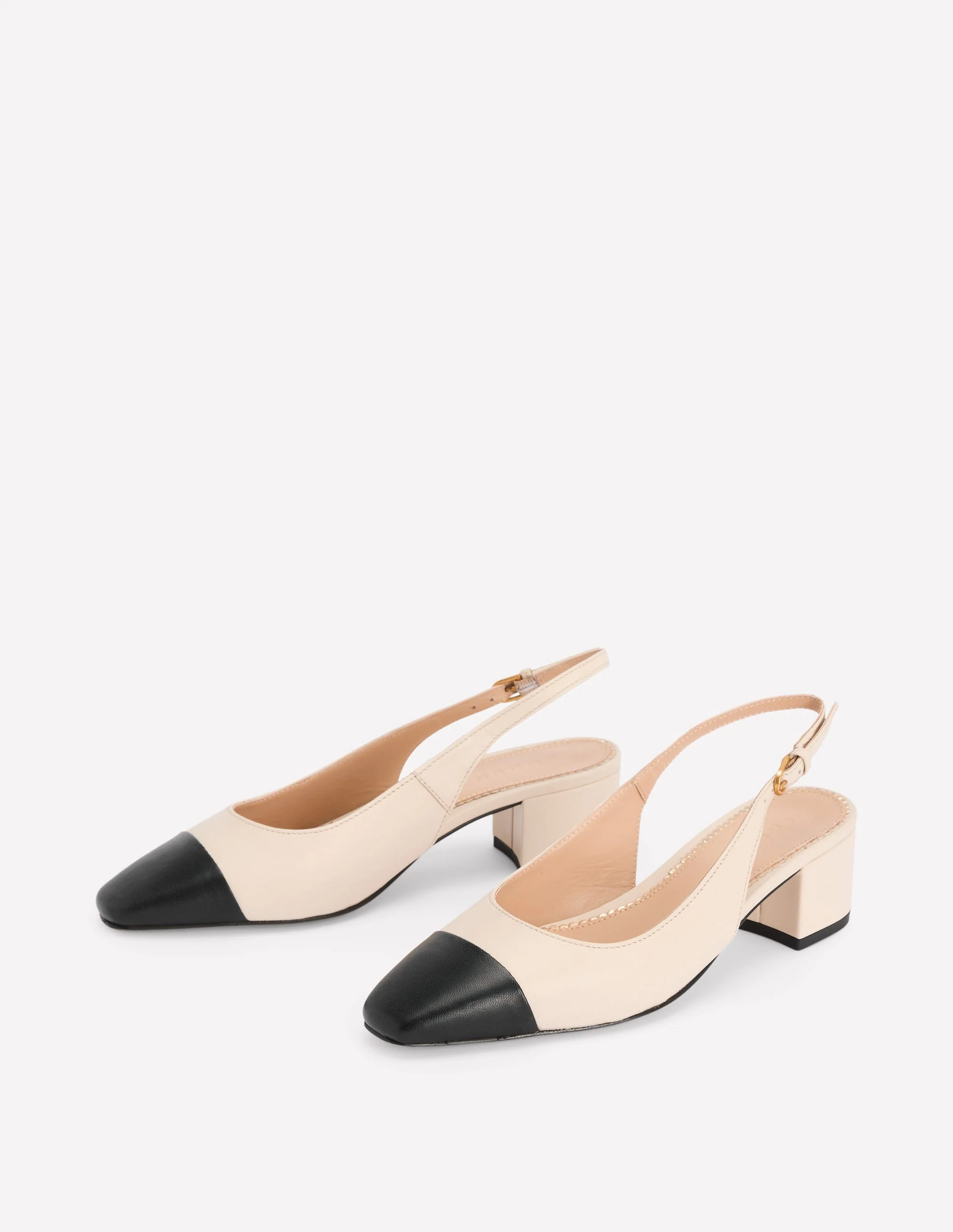 Ailsa Slingbacks mit Blockabsatz-Beige - Image 3