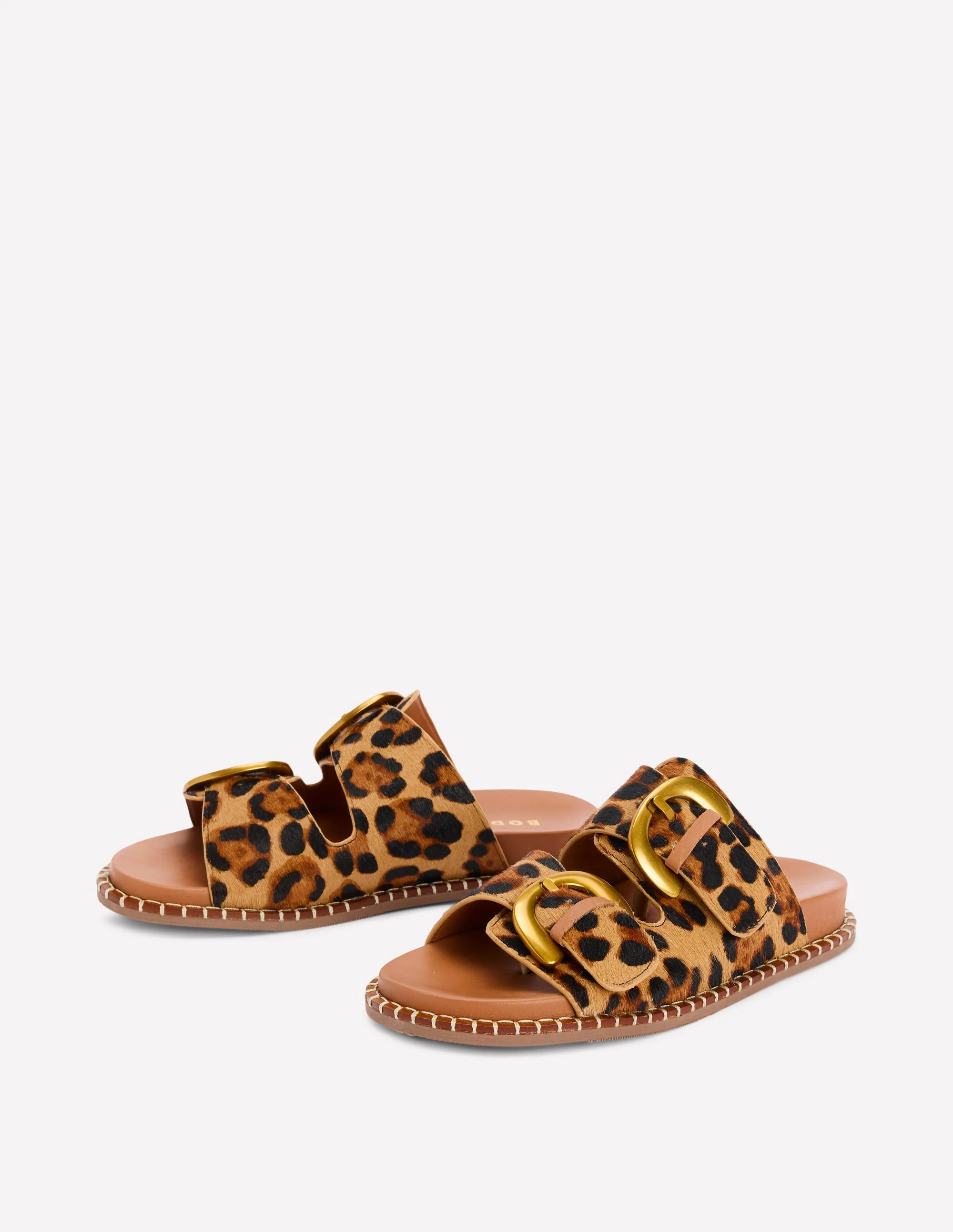 Alberta Sandalen mit Fußbett-Mohair, Leopardenmuster - Image 3