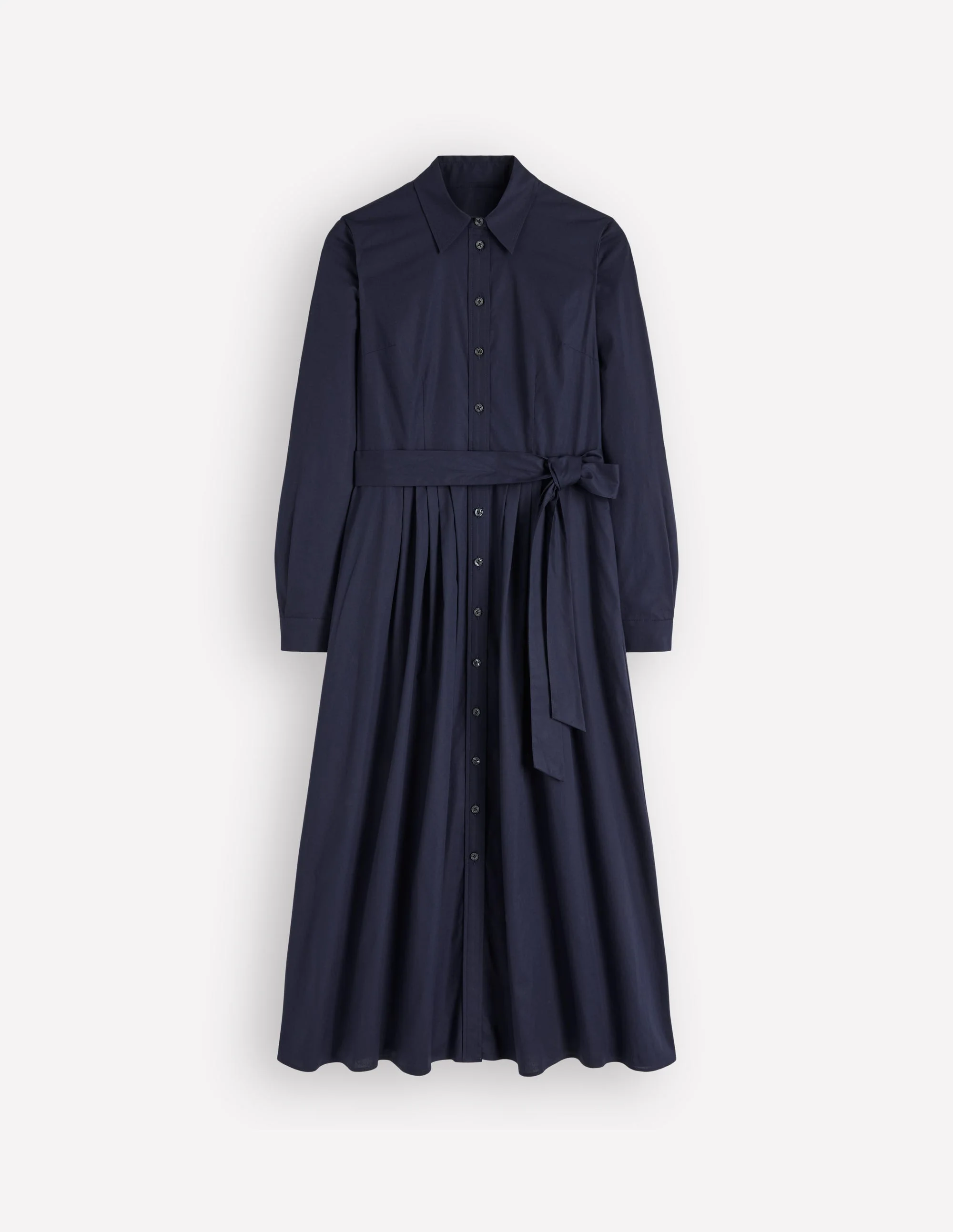 Alexa langärmliges Midikleid-Marineblau - Image 6