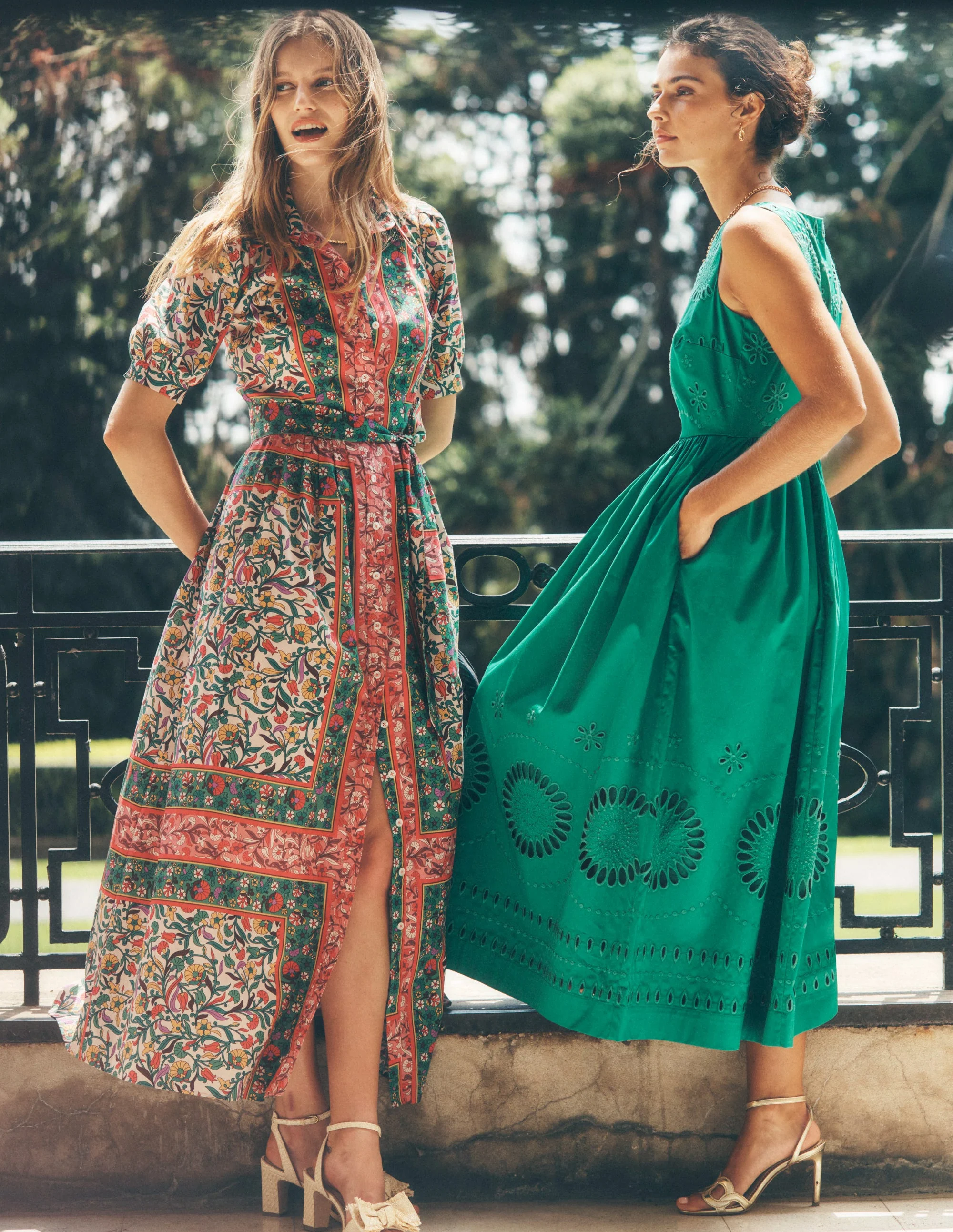 Alexa Maxi-Hemdblusenkleid-Bunt, Bezaubernde Rebe - Image 2