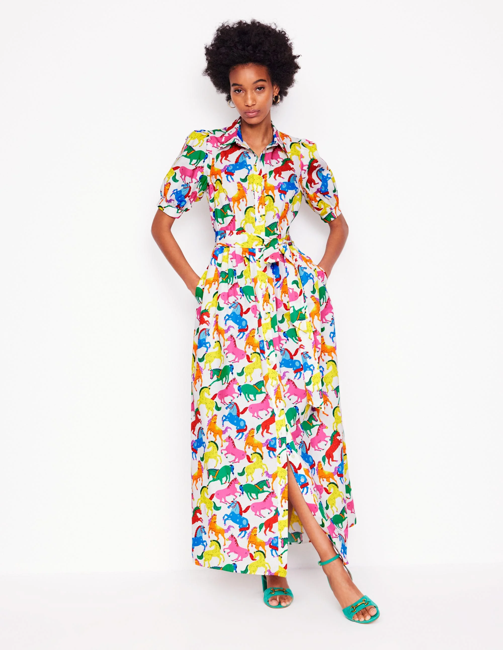 Alexa Maxi-Hemdblusenkleid-Bunt, Ponyclub - Image 5