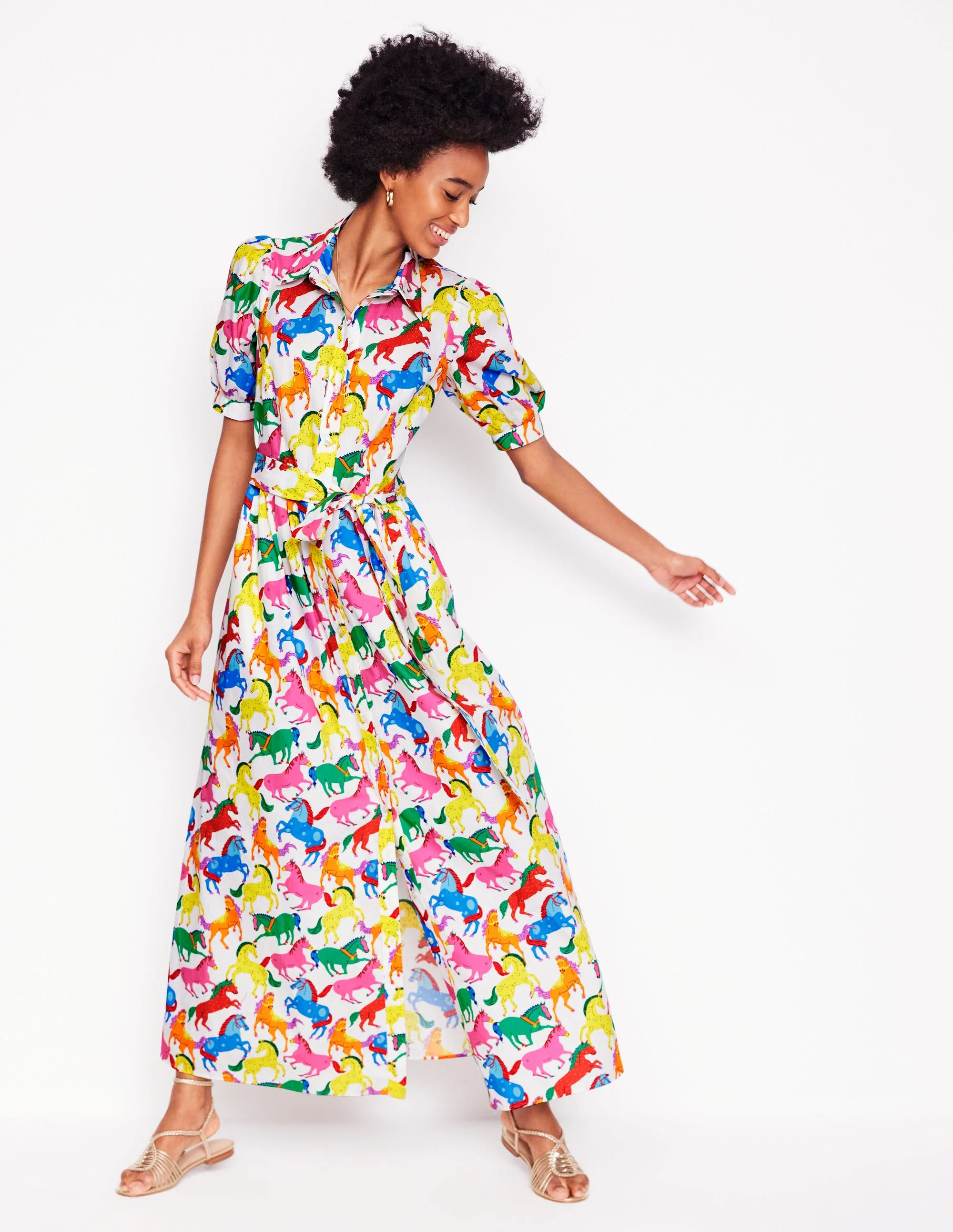 Alexa Maxi-Hemdblusenkleid-Bunt, Ponyclub - Image 6
