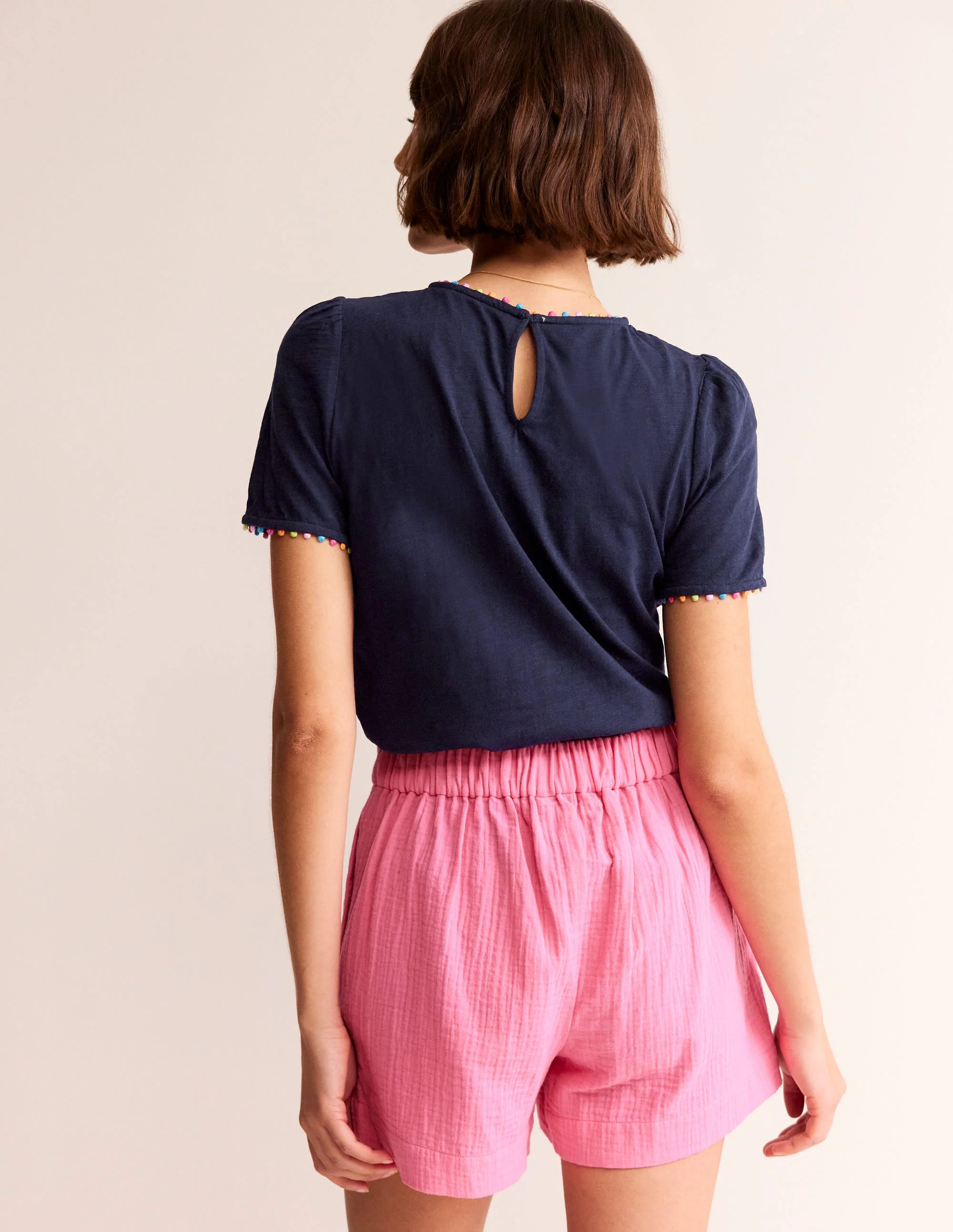 Ali Jersey-T-Shirt-Aqua Marine Marl - Image 3