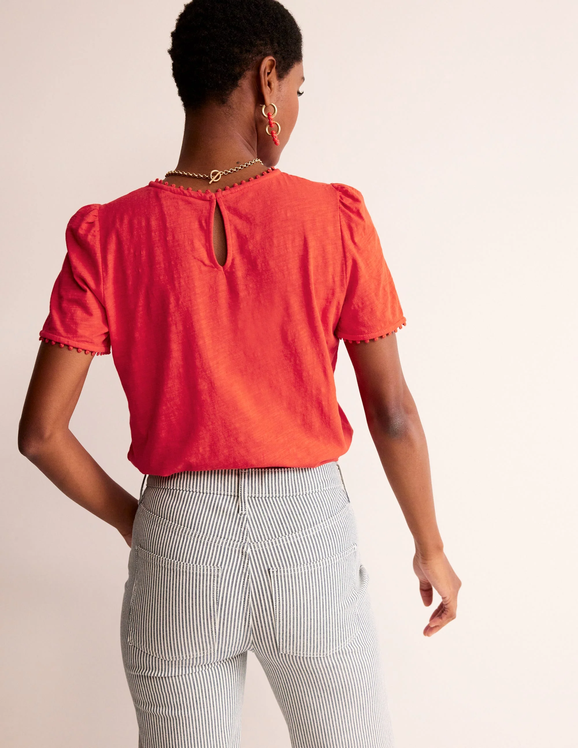 Ali Jersey-T-Shirt-Flammenrot - Image 3