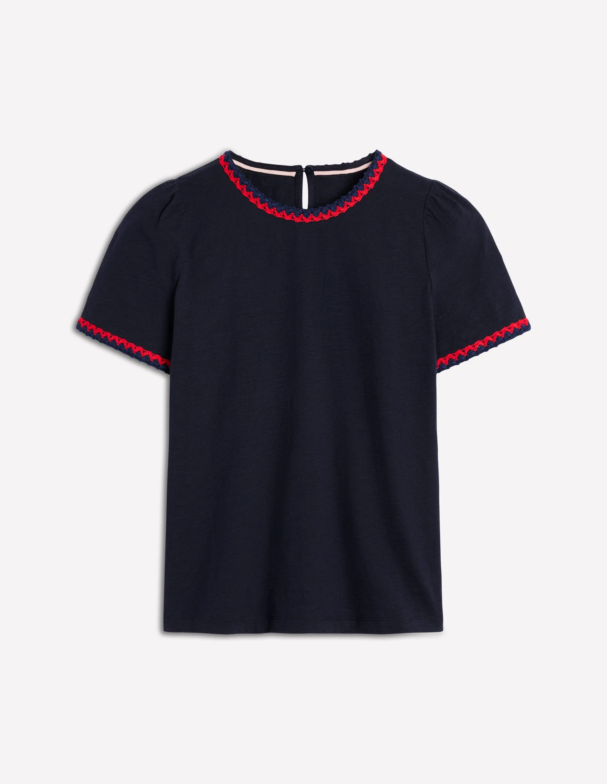 Ali T-Shirt mit Besatz-Marineblau - Image 5