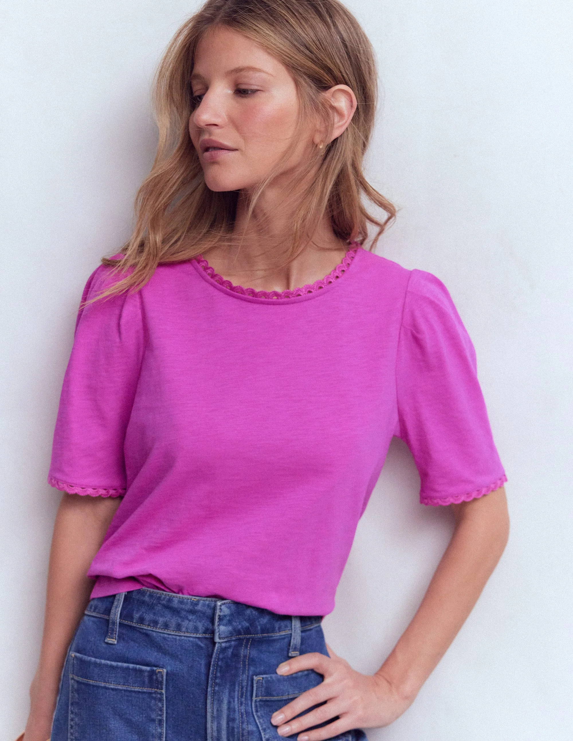 Ali T-Shirt mit Besatz-Passionsblume - Image 4