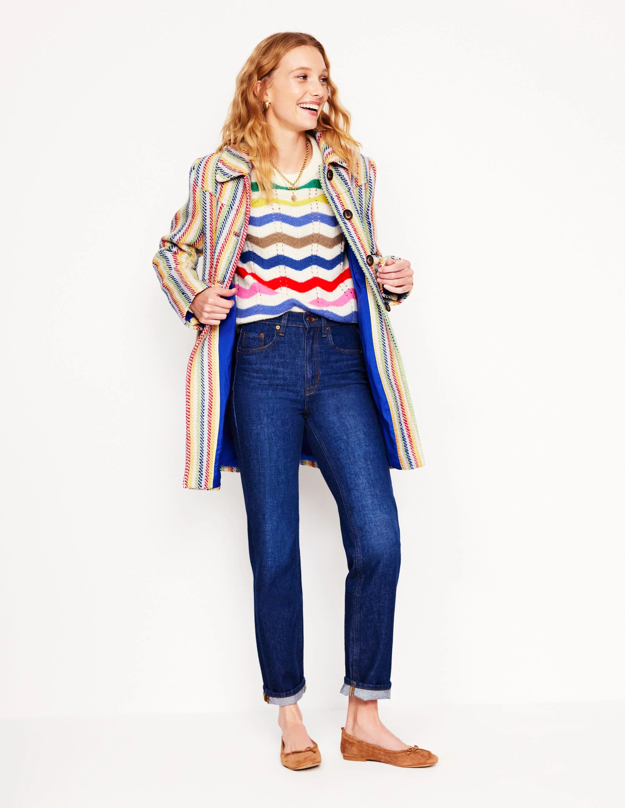 Alice Flauschiger Raglanpullover-Regenbogen - Image 7