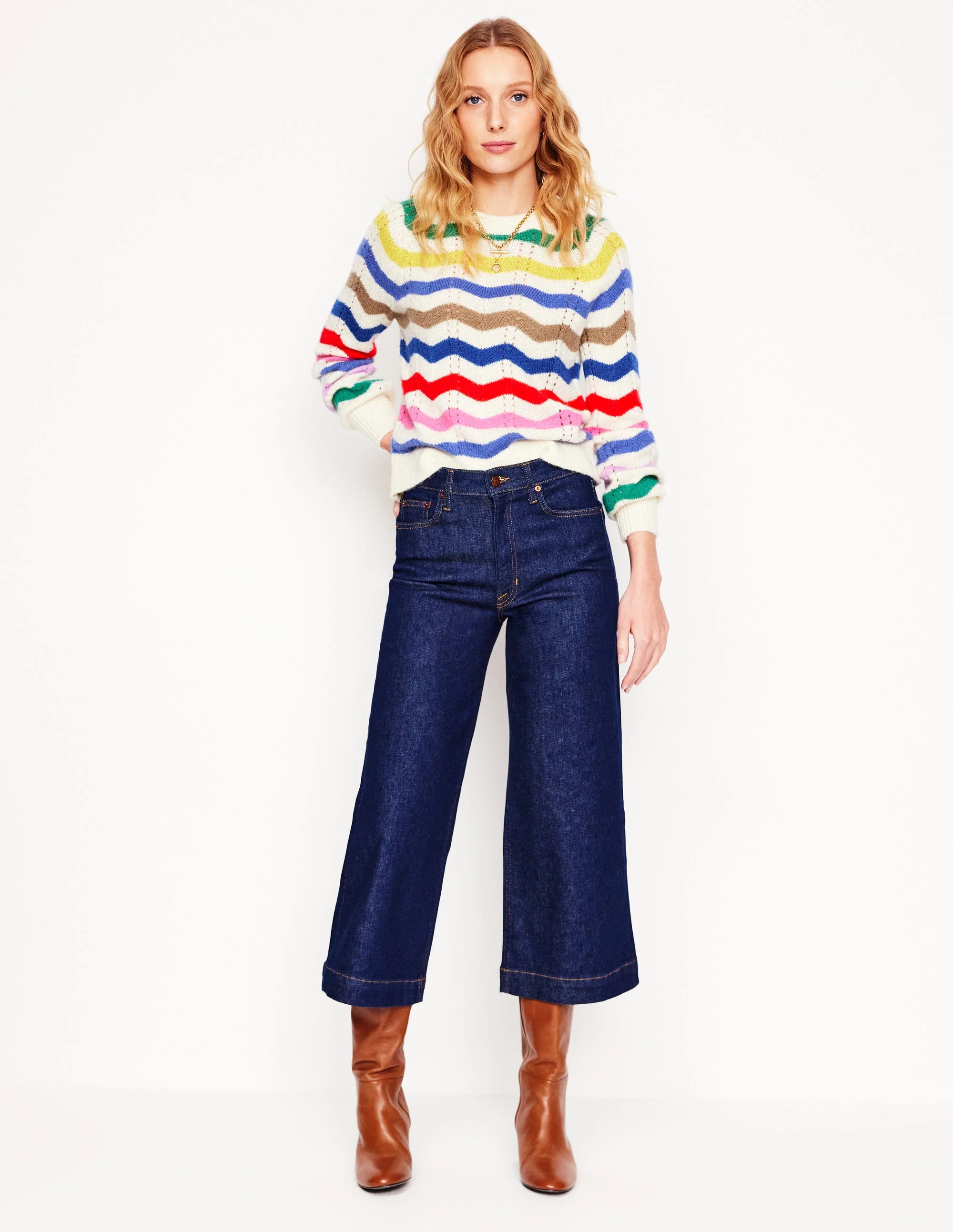 Alice Flauschiger Raglanpullover-Regenbogen - Image 8
