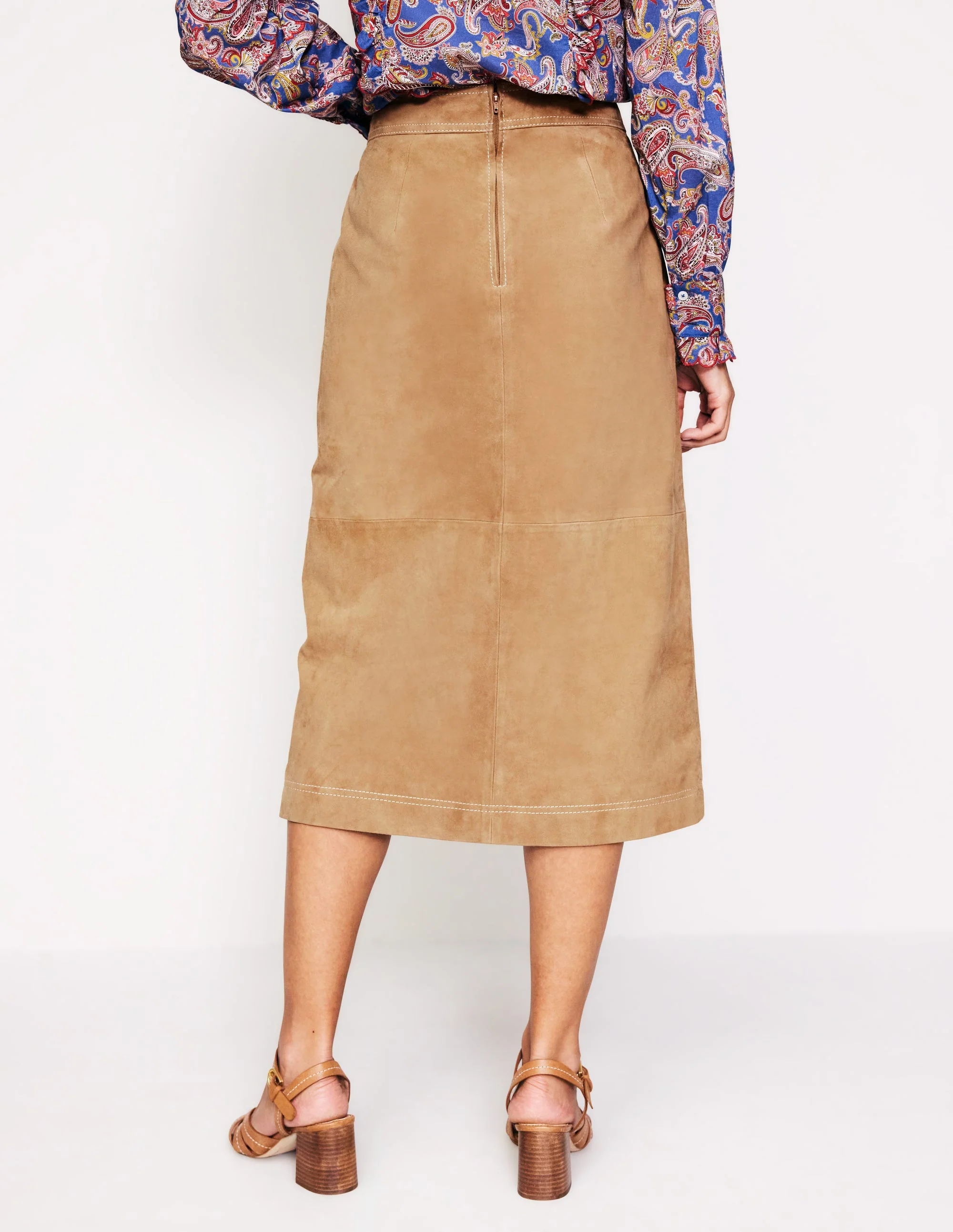 Aline Midirock aus Wildleder-Hellbraun Veloursleder - Image 3