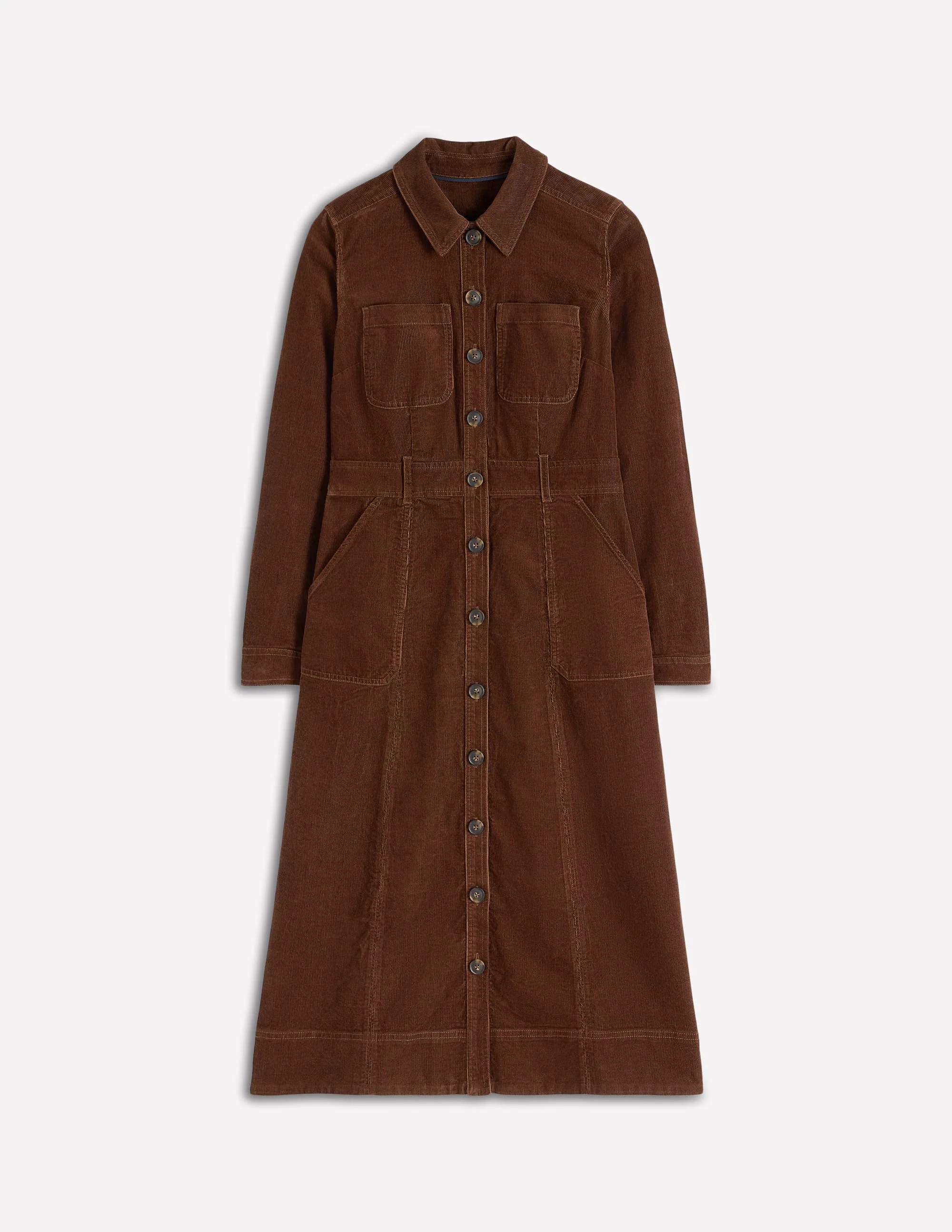 Amanda Midi-Cordkleid-Raue Umbra - Image 5