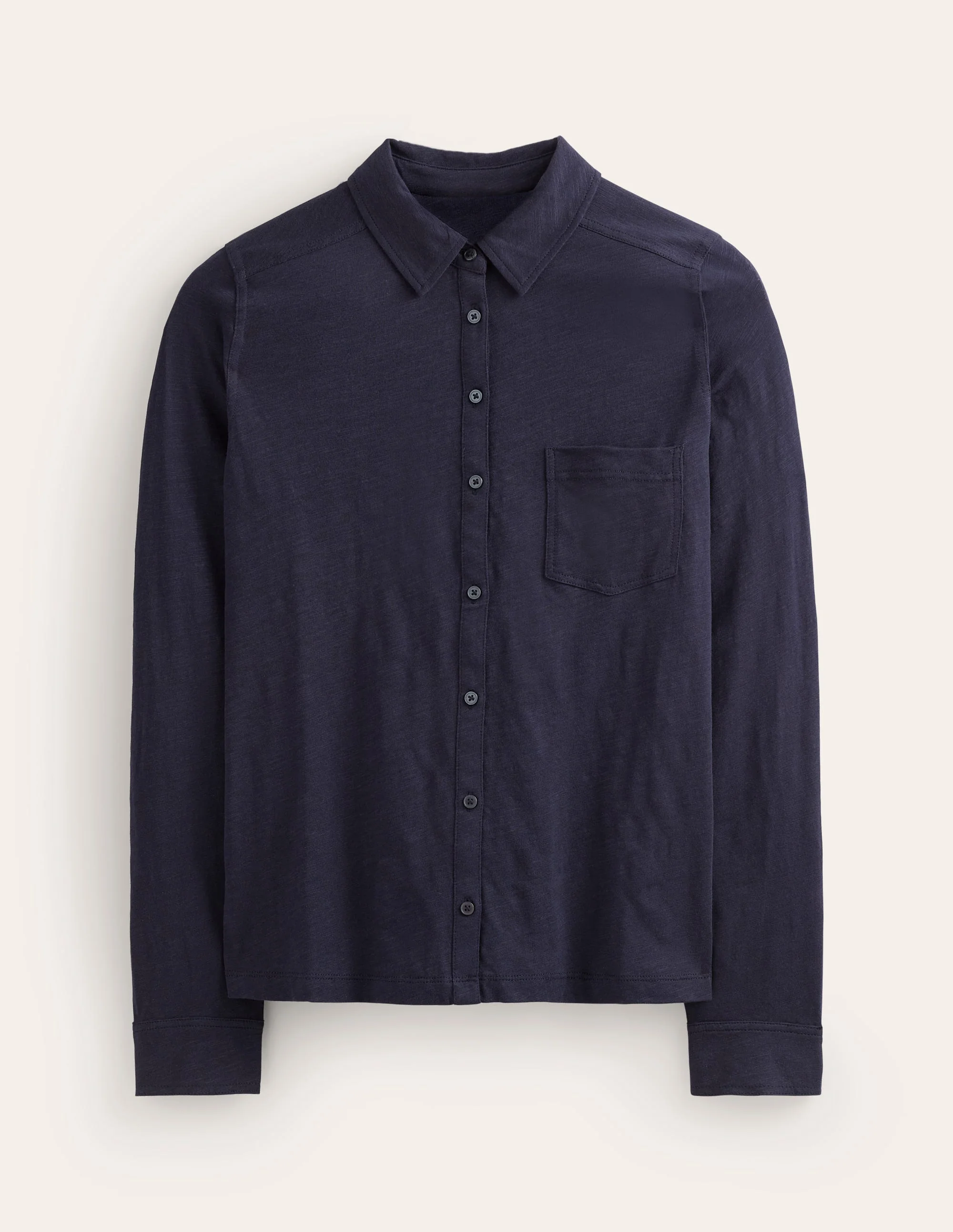 Amelia Jersey-Hemd-Marineblau - Image 5