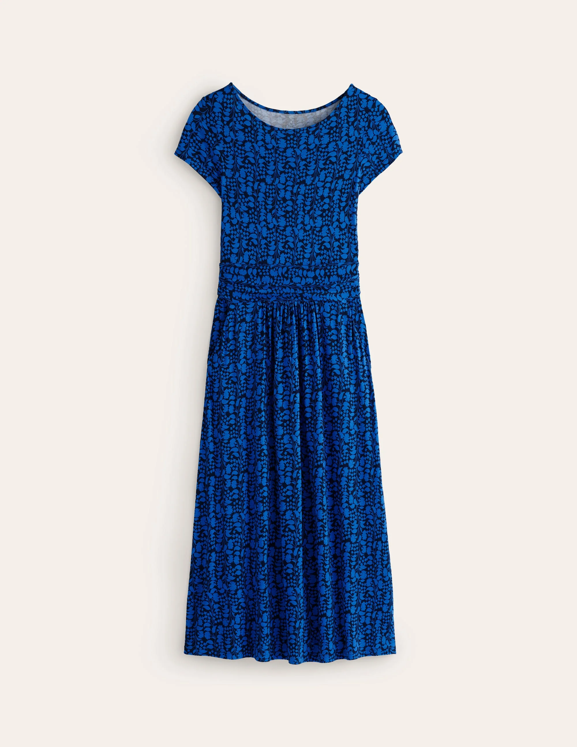 Amelie Jersey-Midikleid-Eisvogelblau, Wiesenrebe - Image 5