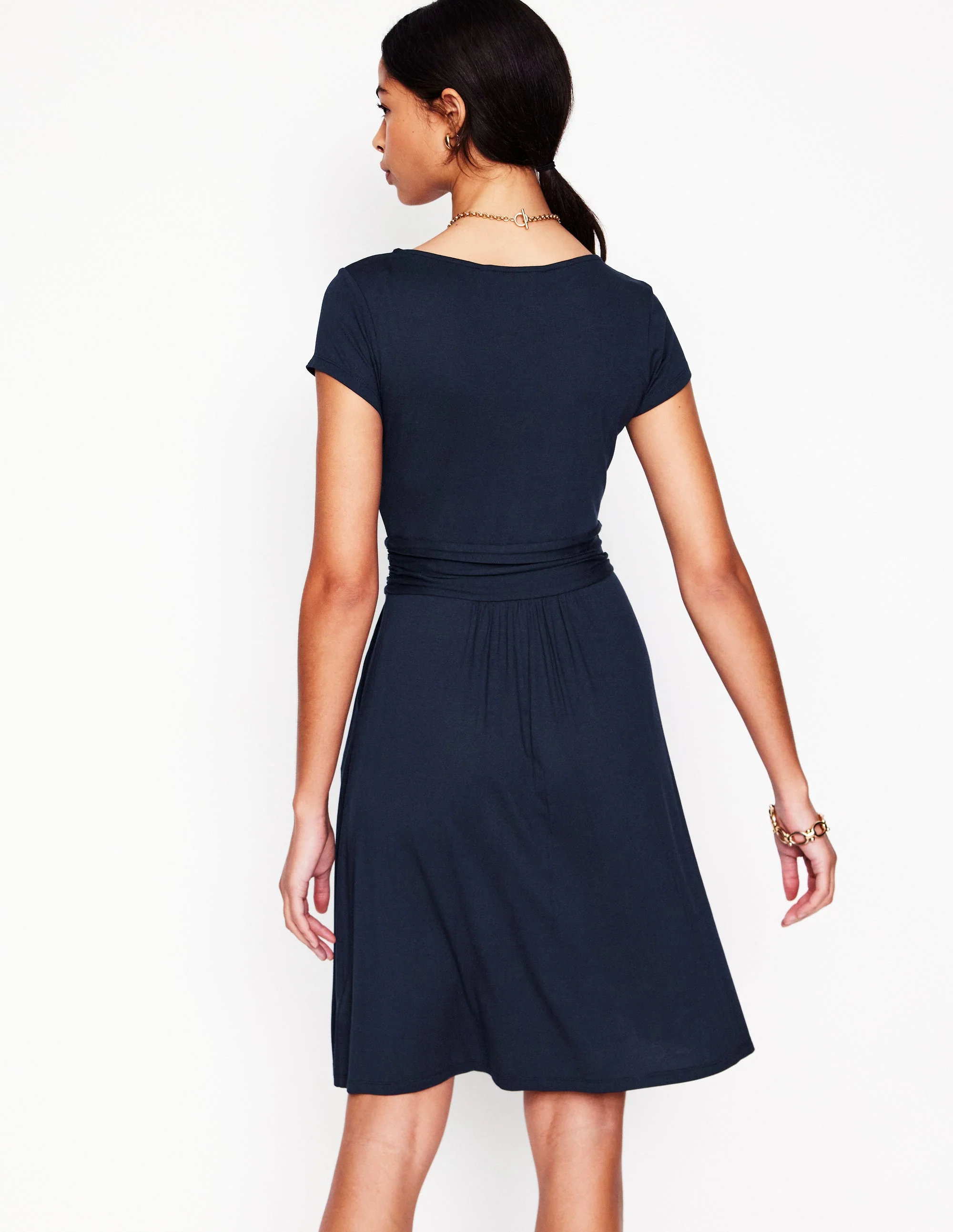 Amelie Jerseykleid-Aqua Marine Marl - Image 3
