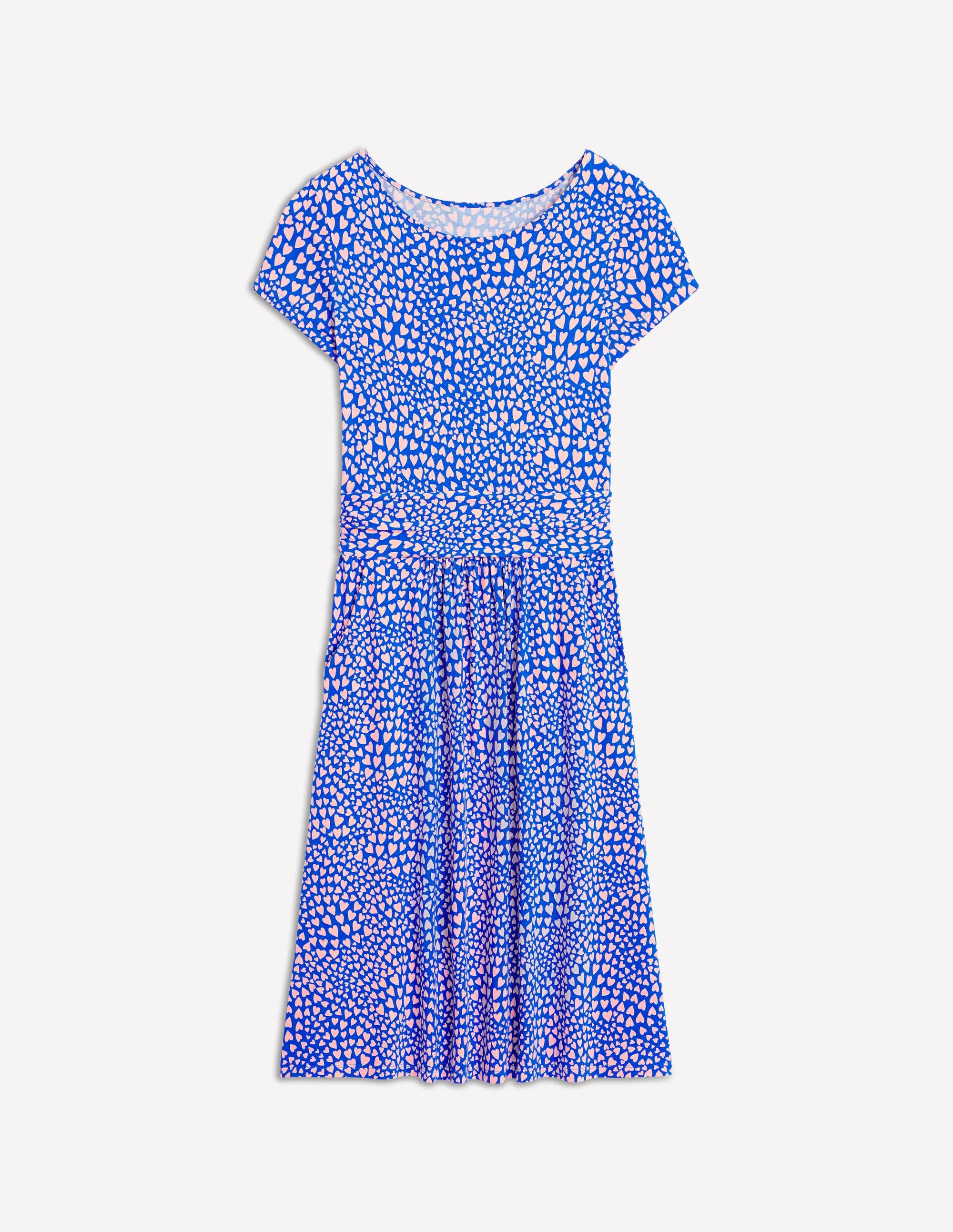Amelie Jerseykleid-Galerie-Blau, Paisley-Herz - Image 5