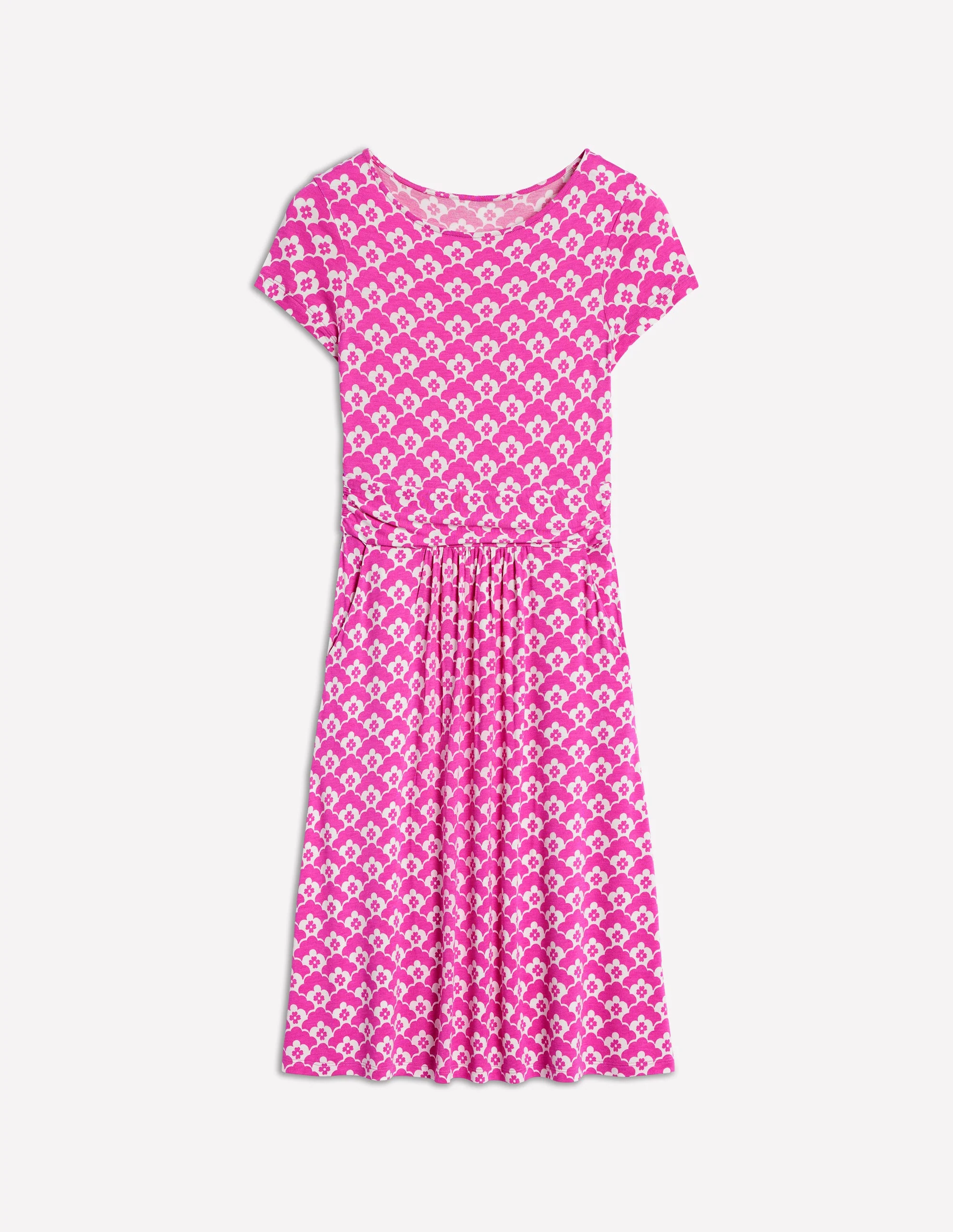 Amelie Jerseykleid-Prickelndes Pink, Wolkenterrasse - Image 5