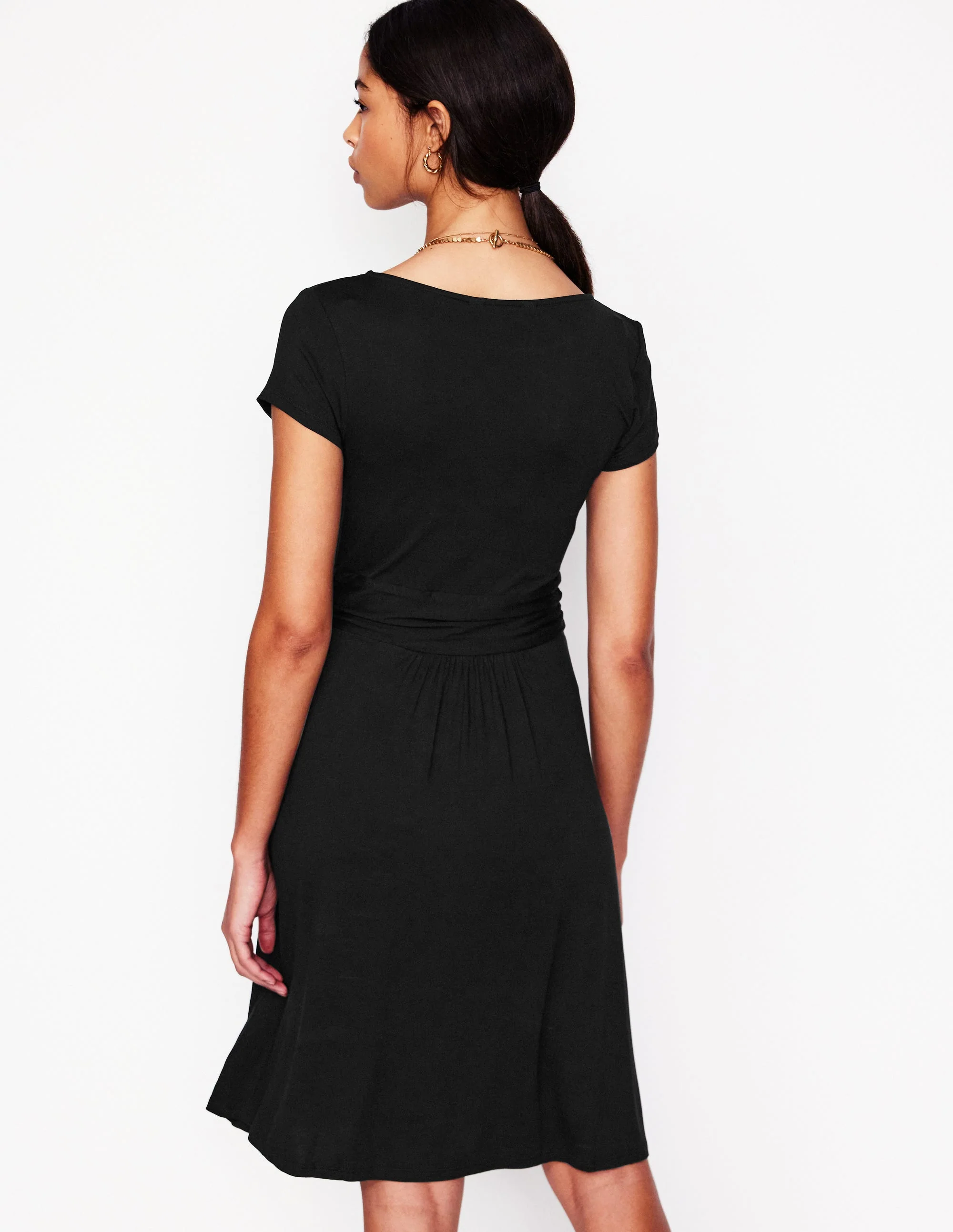Amelie Jerseykleid-Schwarz - Image 3