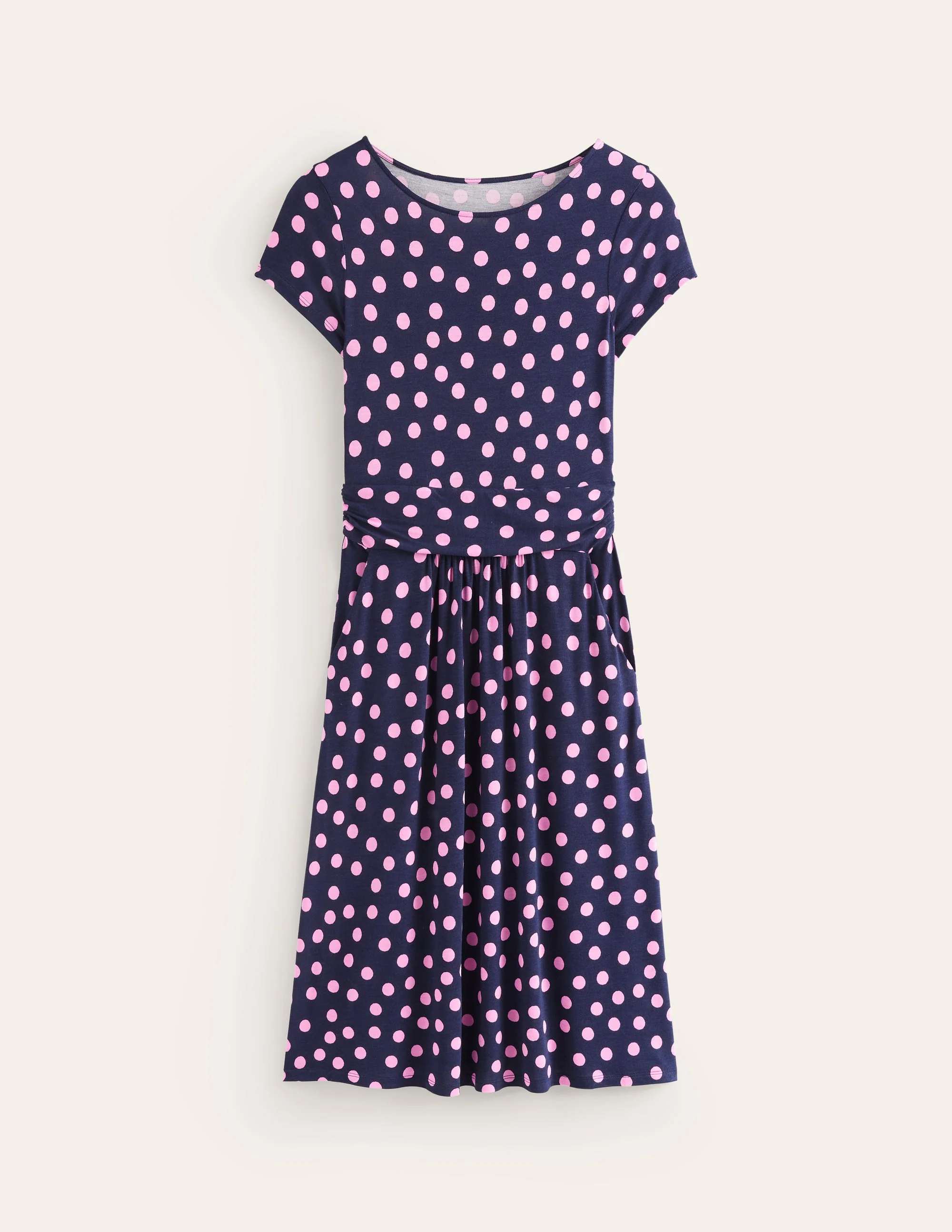 Amelie Jerseykleid-Sorbet, Abstrakte Punkte - Image 5