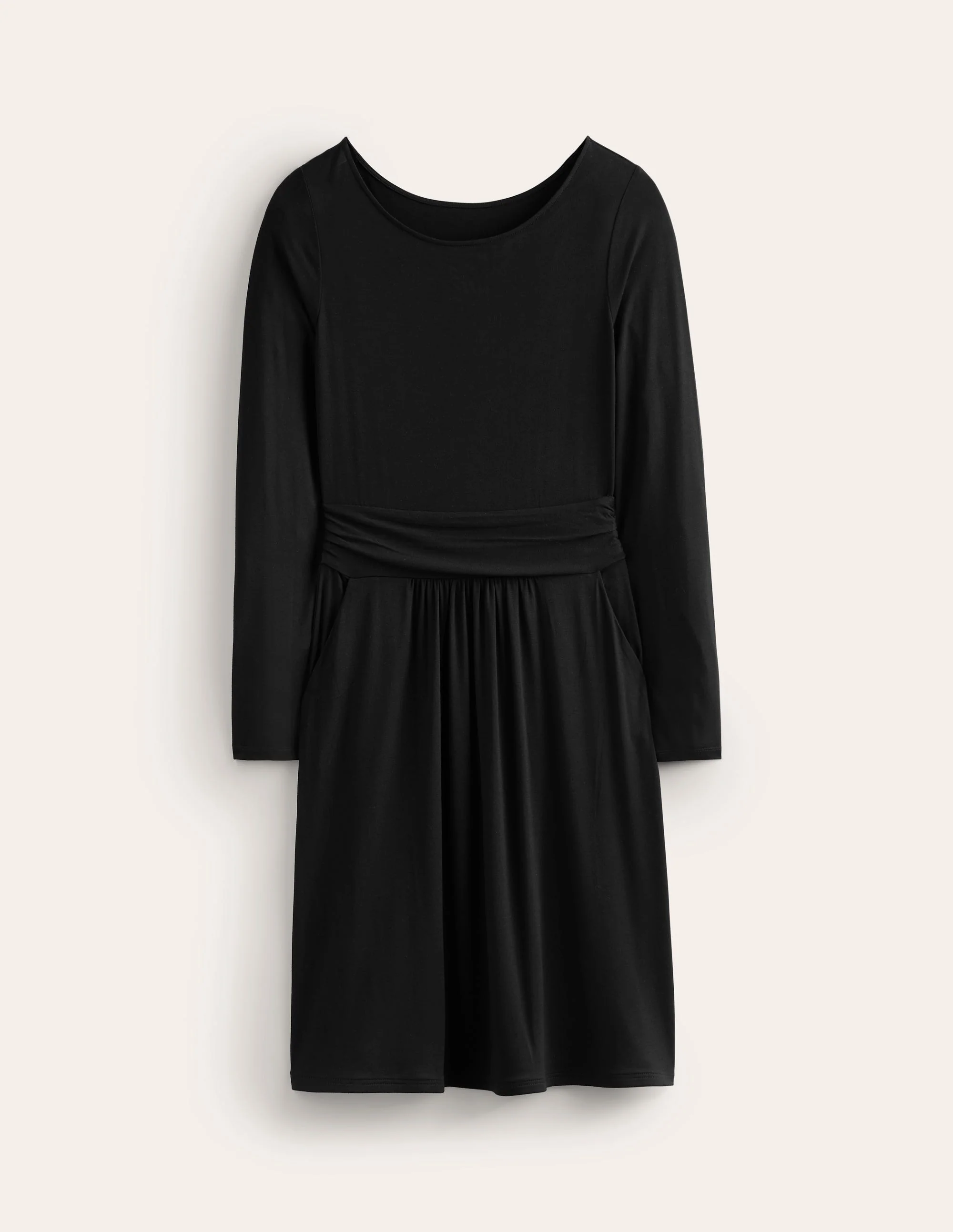 Amelie Langärmeliges Kleid-Schwarz - Image 5