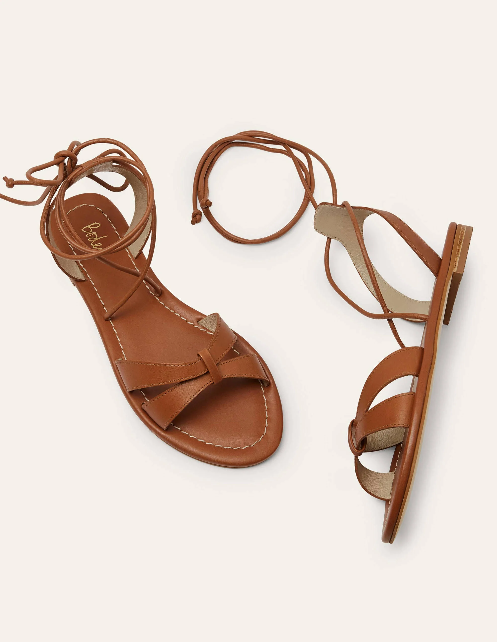 Amelie Sandalen-Hellbraun