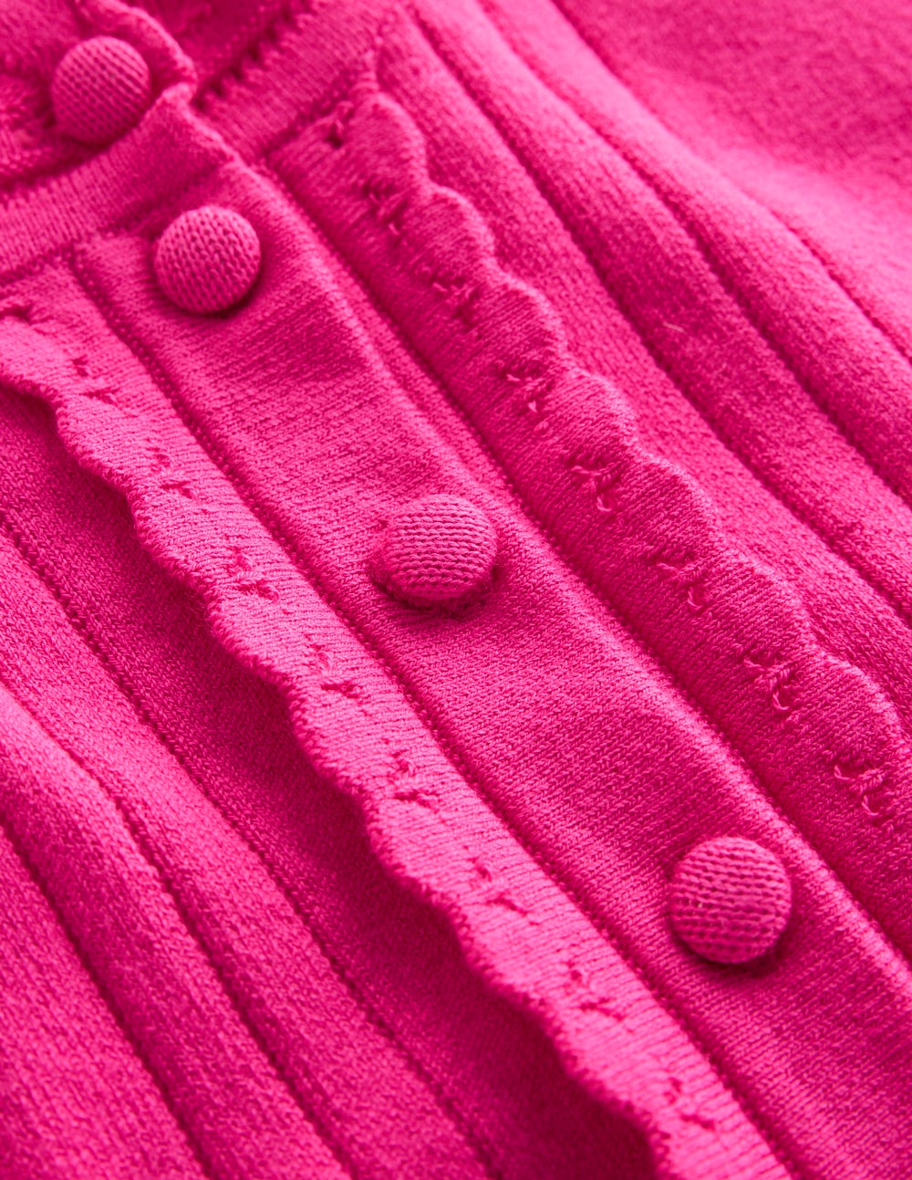 Angela Baumwollpullover mit Muschelsaum-Rosa Heide - Image 7