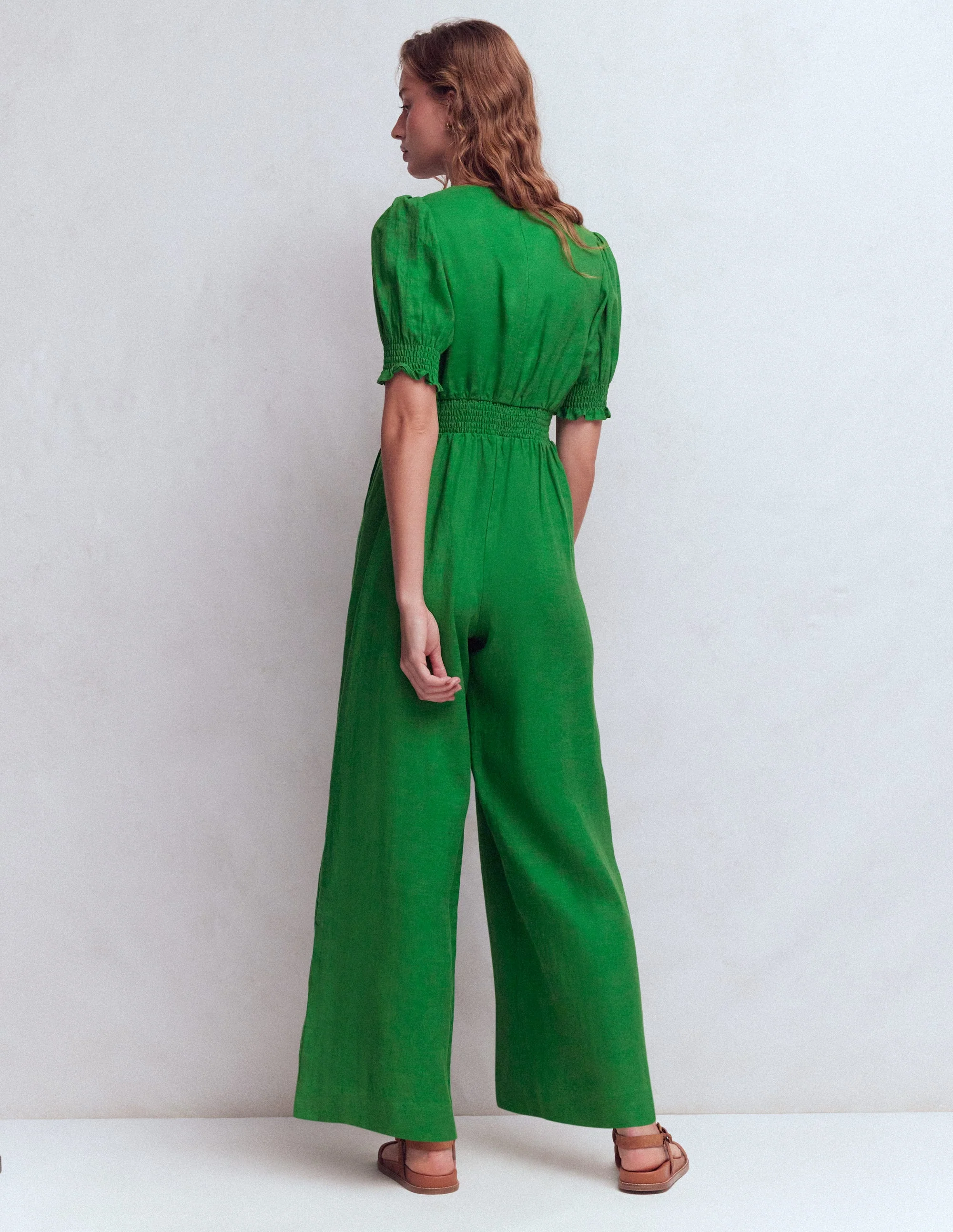 Anna Leinen-Jumpsuit-Amazonasgrün - Image 3