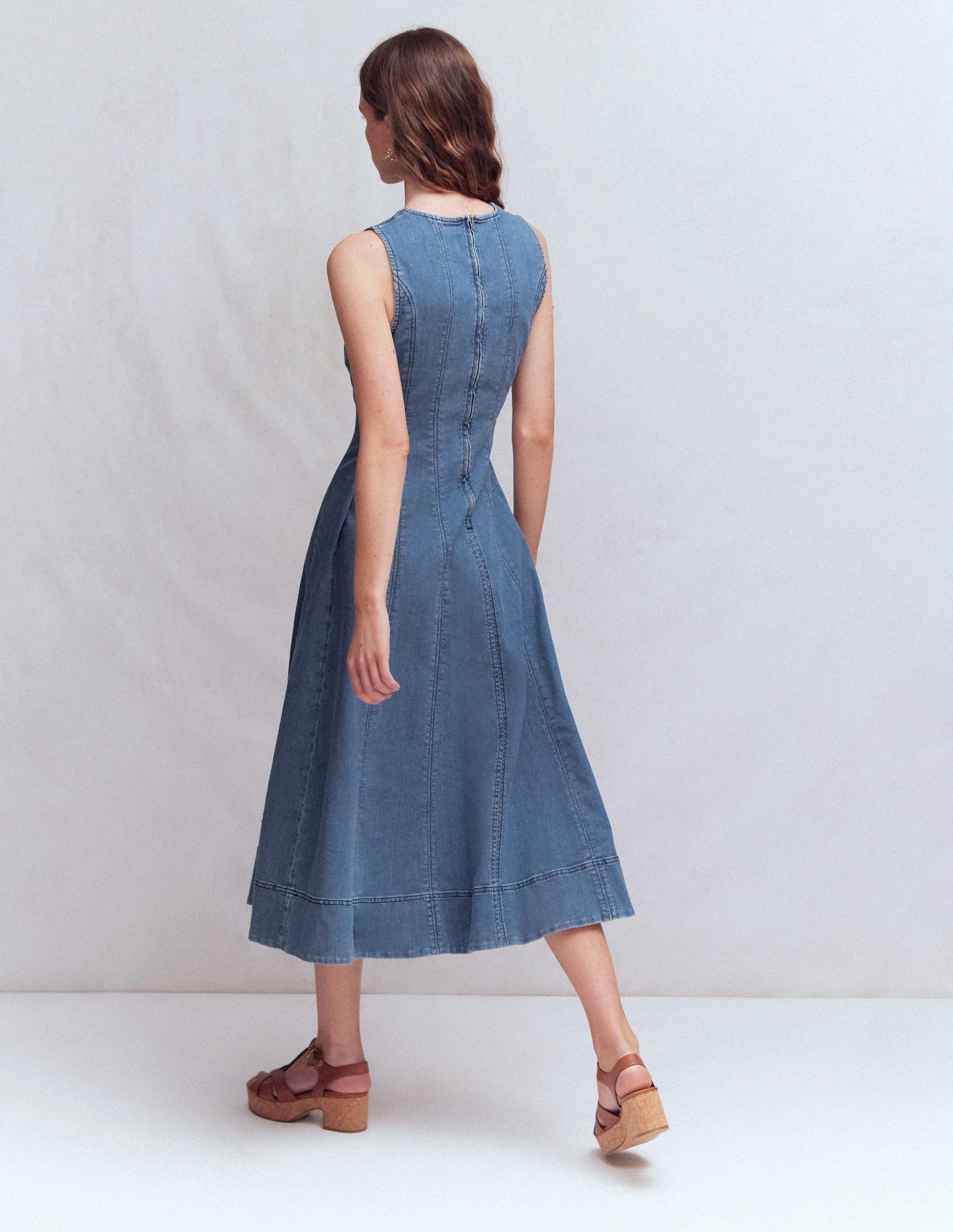 Annet Denim-Midikleid-Medium Vintage - Image 3