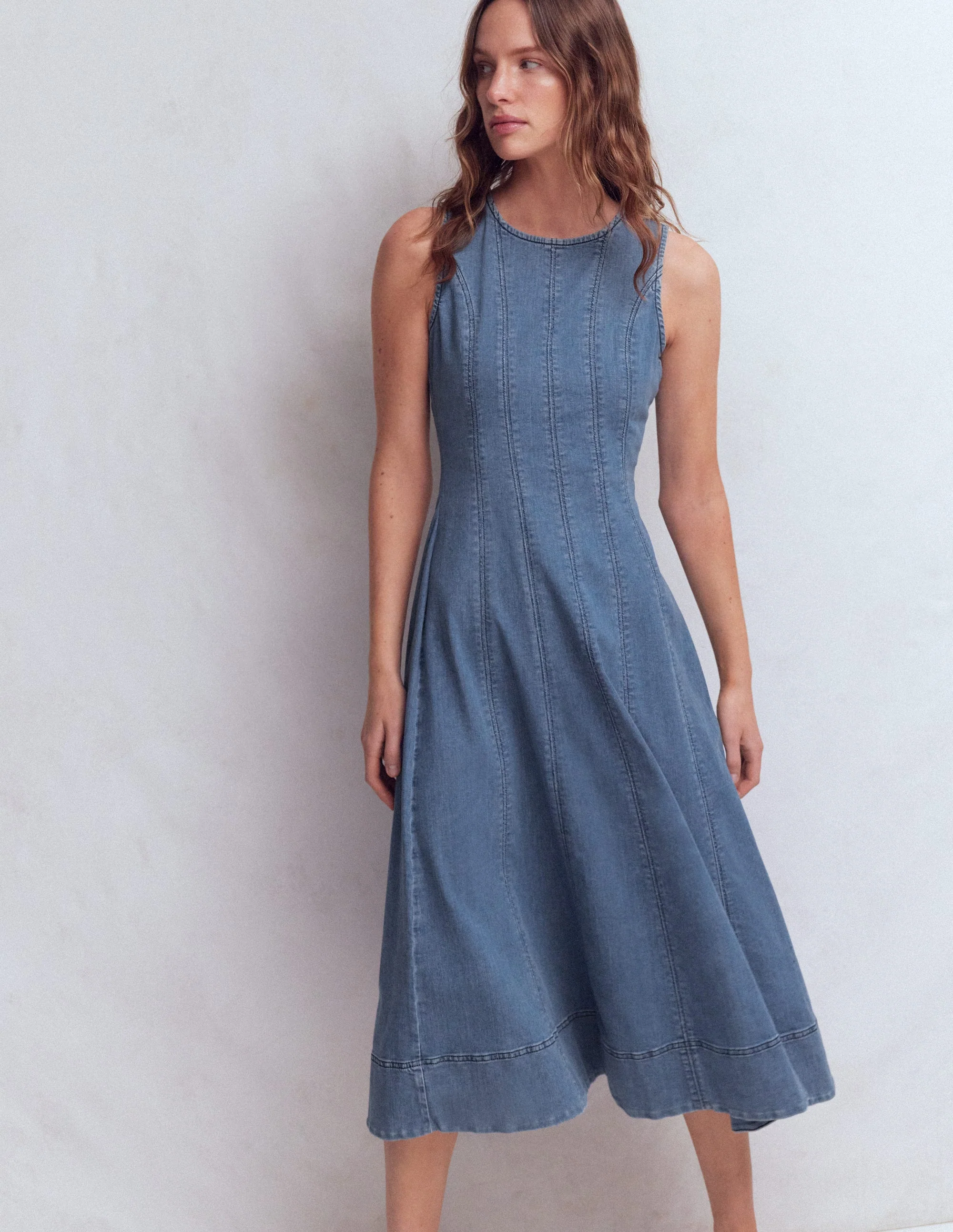 Annet Denim-Midikleid-Medium Vintage - Image 4