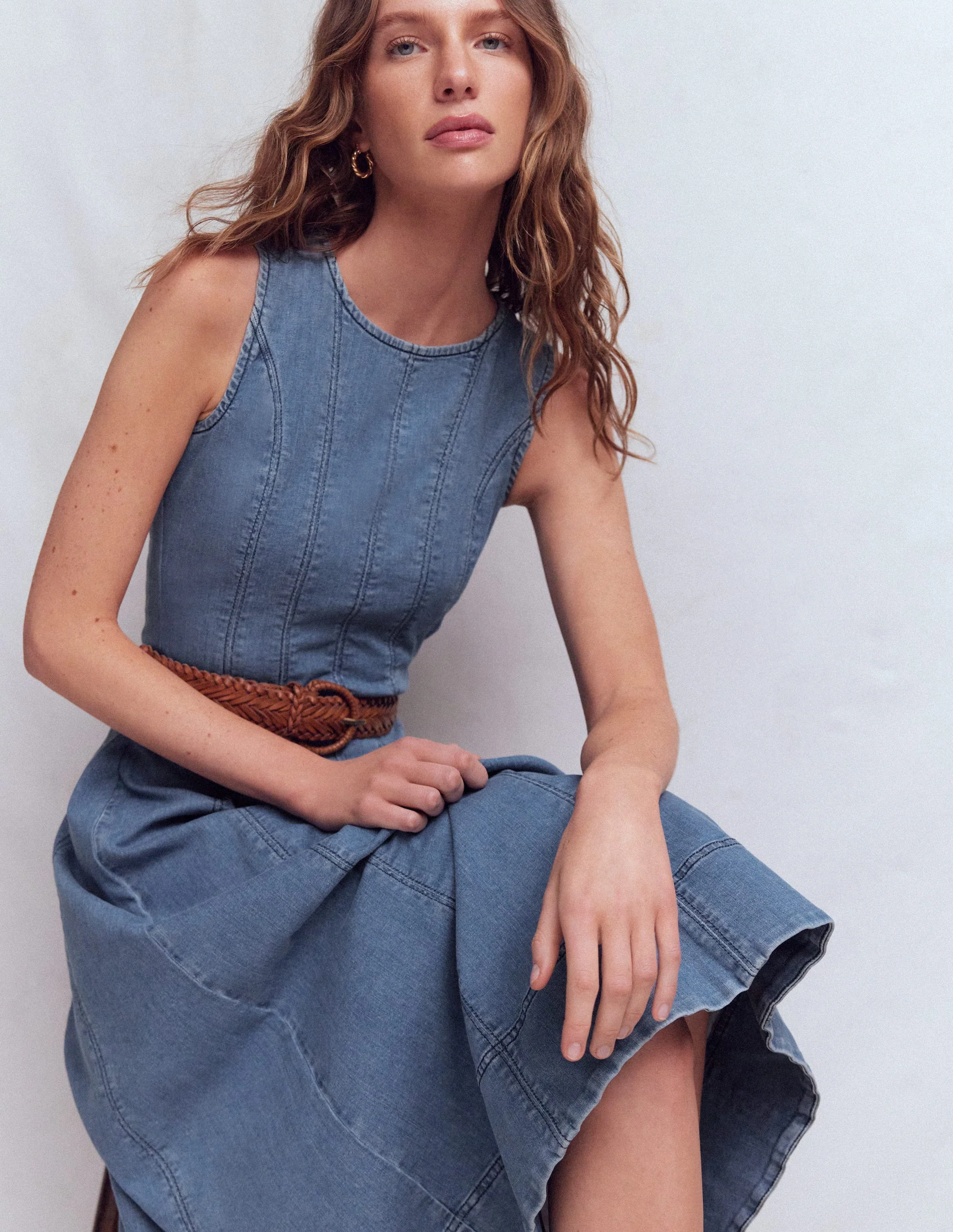 Annet Denim-Midikleid-Medium Vintage - Image 5