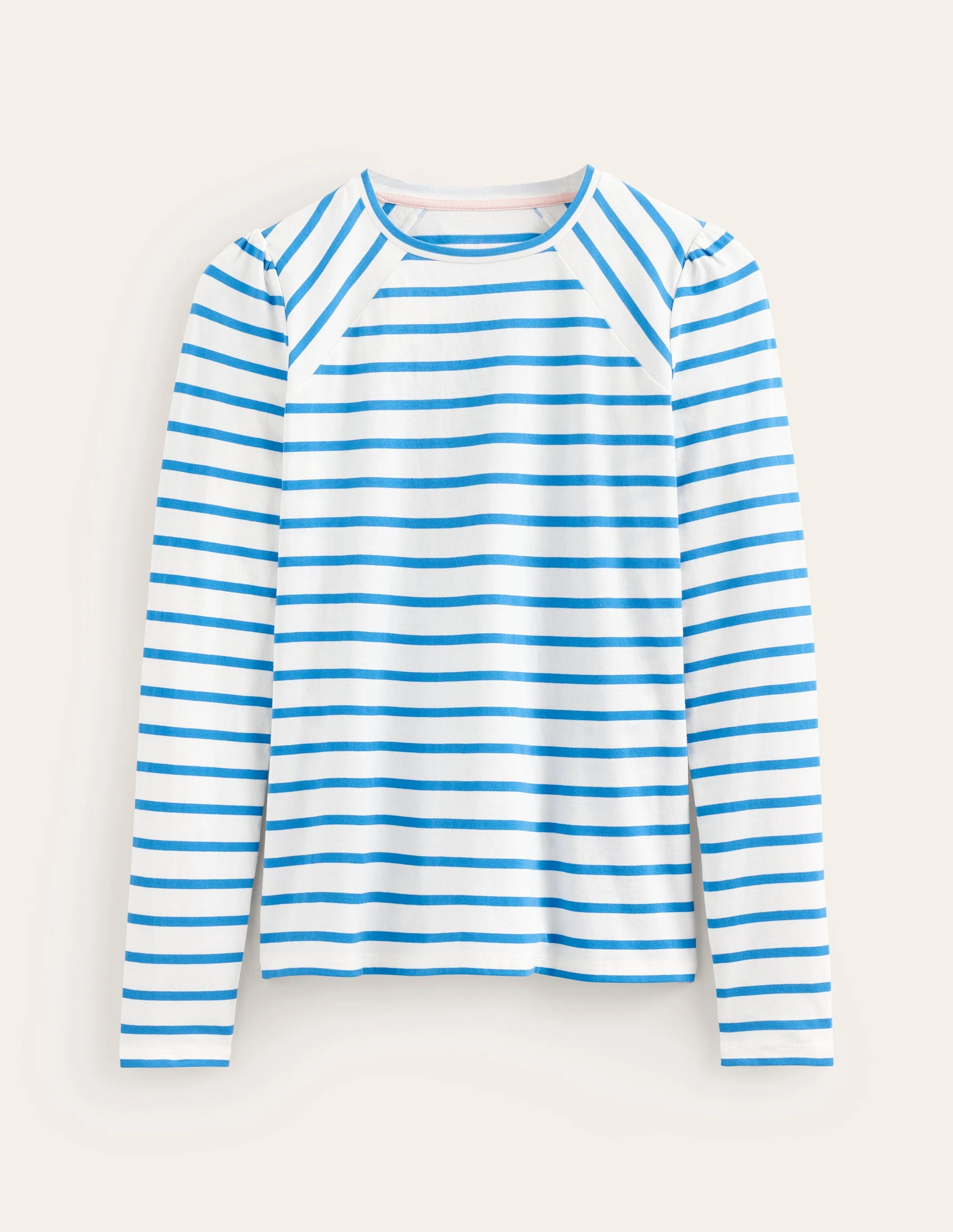 Arabella Gestreiftes T-Shirt-Leuchtendes Blau - Image 5