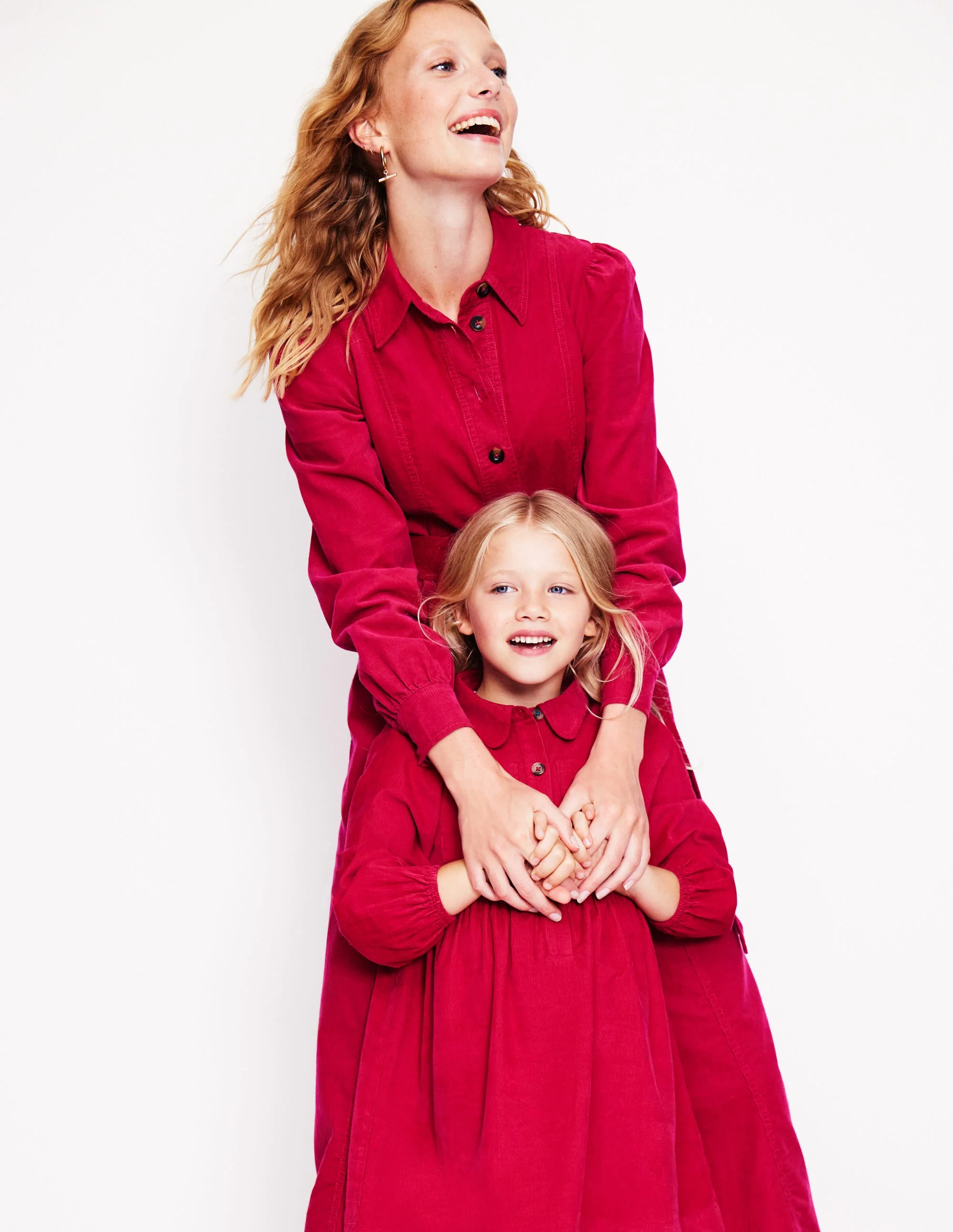 Aubrey Midi-Hemdblusenkleid aus Cord-Arctic Constellation - Image 6