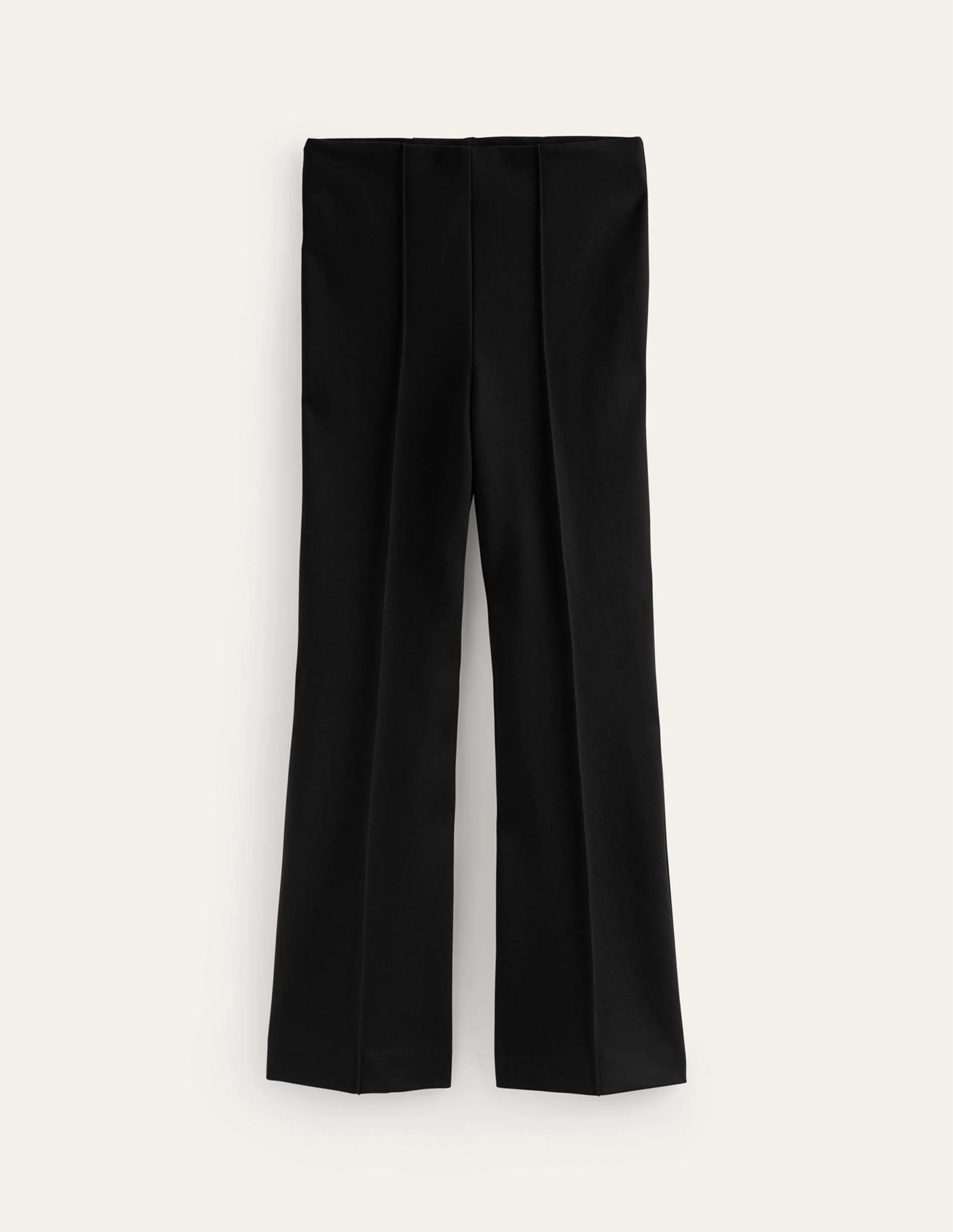 Ausgestellte Ponte-Hose zum Hineinschlüpfen-Schwarz - Image 5