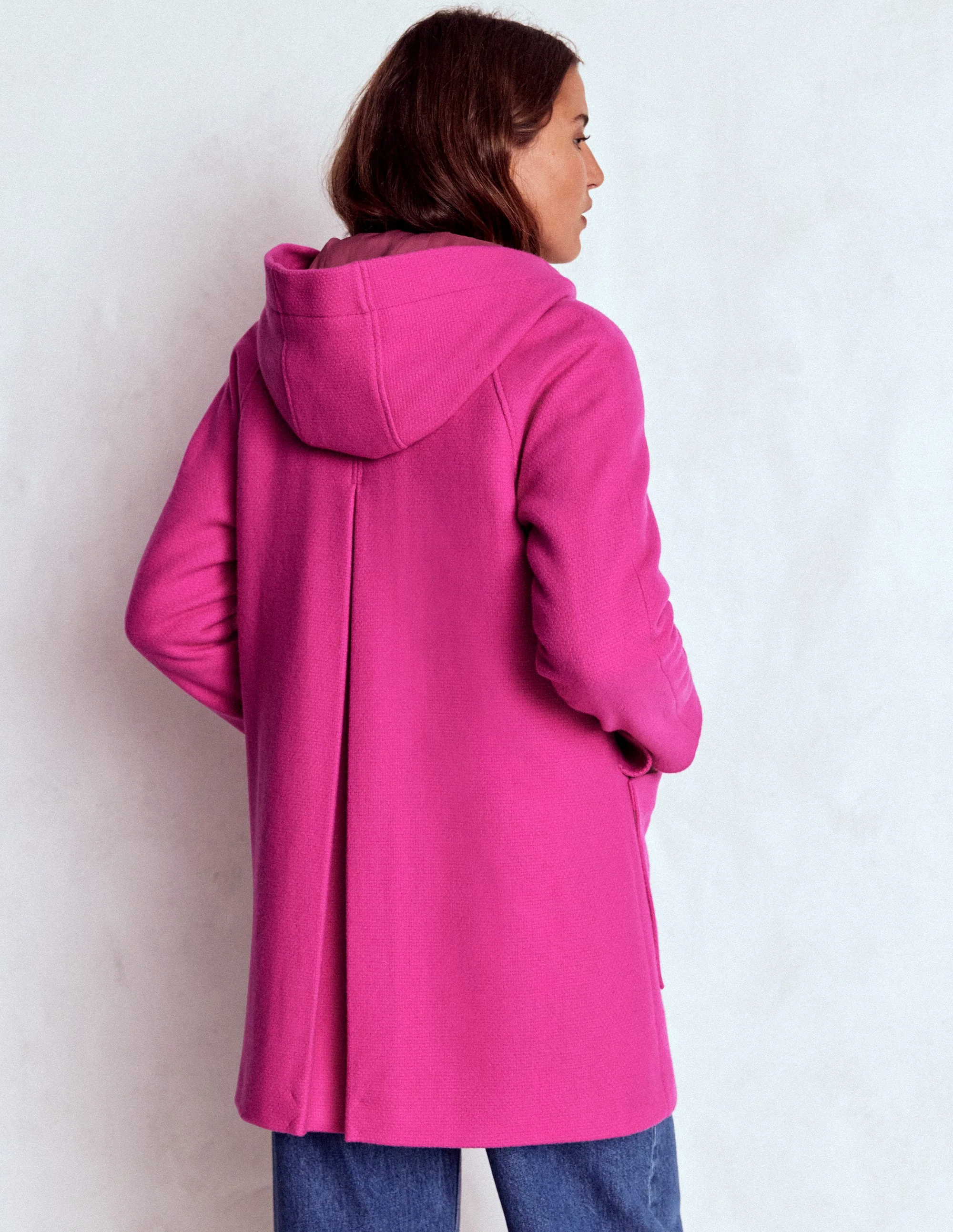 Ausgestellter Dufflecoat-Rosarot - Image 3