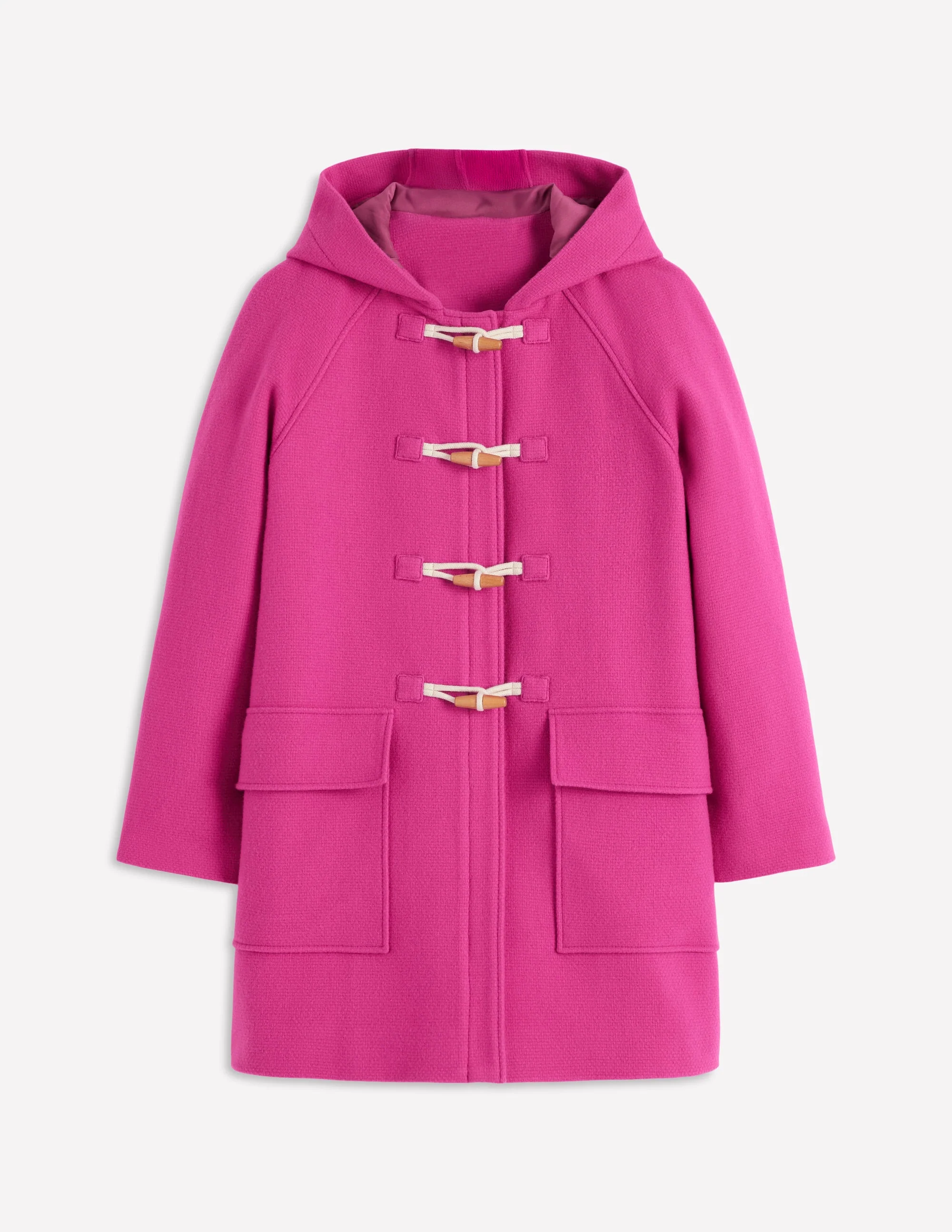 Ausgestellter Dufflecoat-Rosarot - Image 7