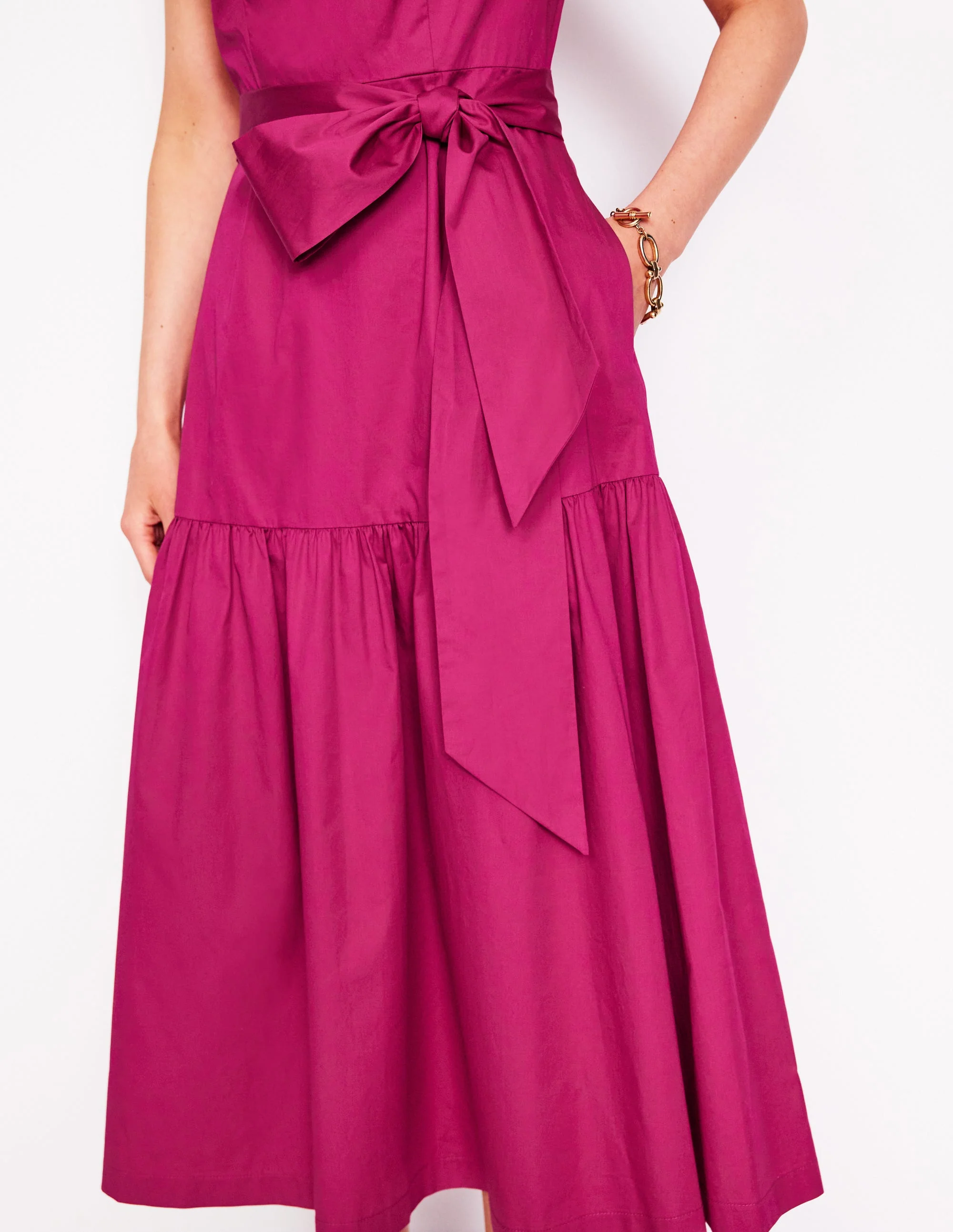 Ausgestelltes Kleid mit tiefem Ausschnitt-Arctic Constellation - Image 2